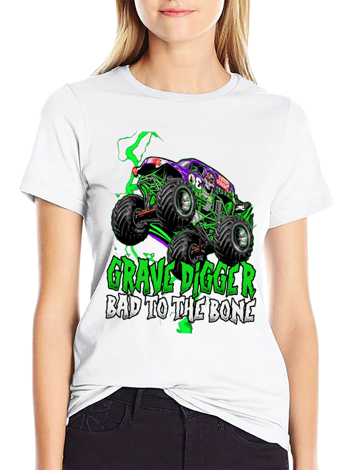 Grave Digger Monster Truck Graphic Tee