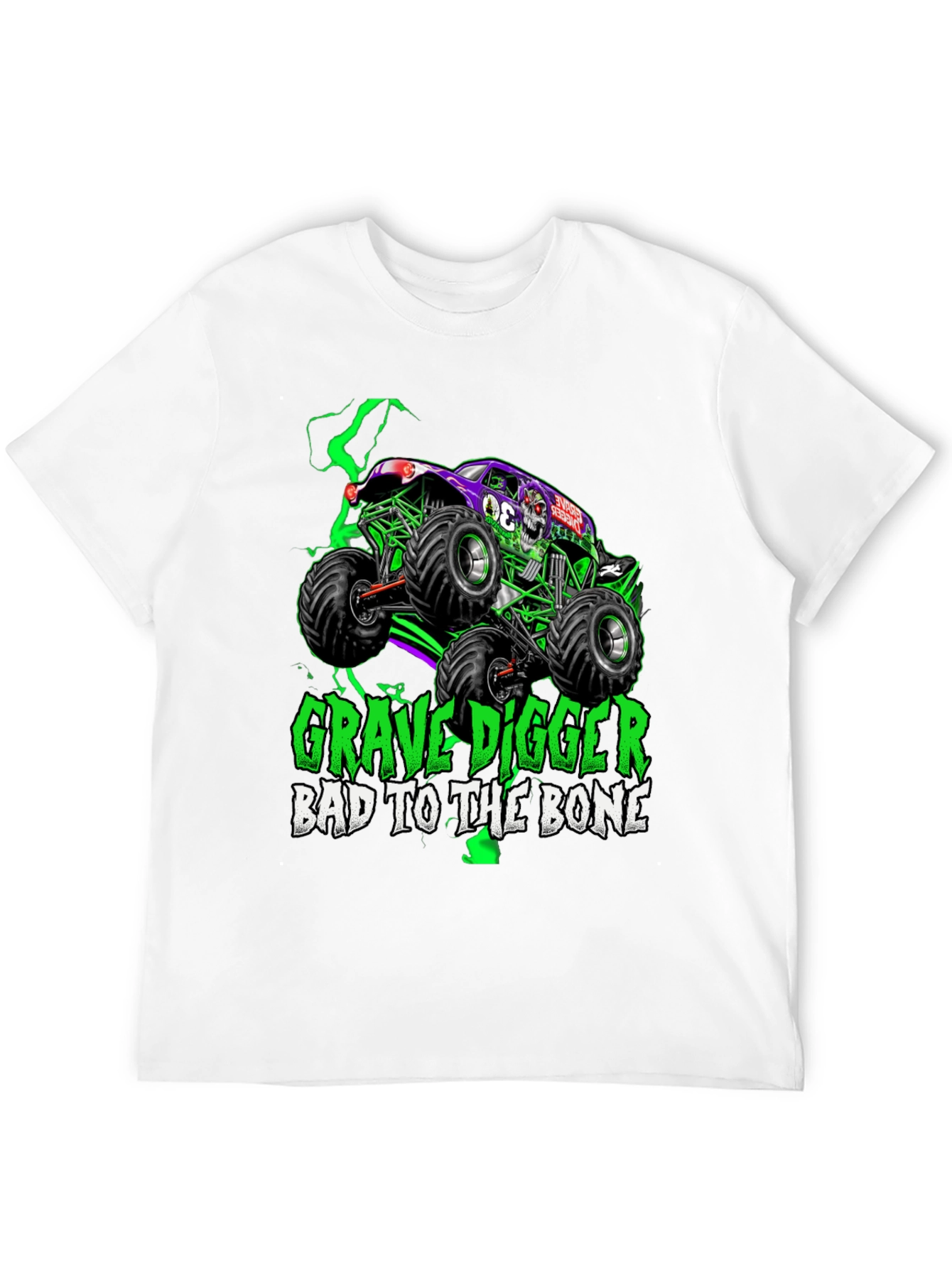 Grave Digger Monster Truck Graphic Tee