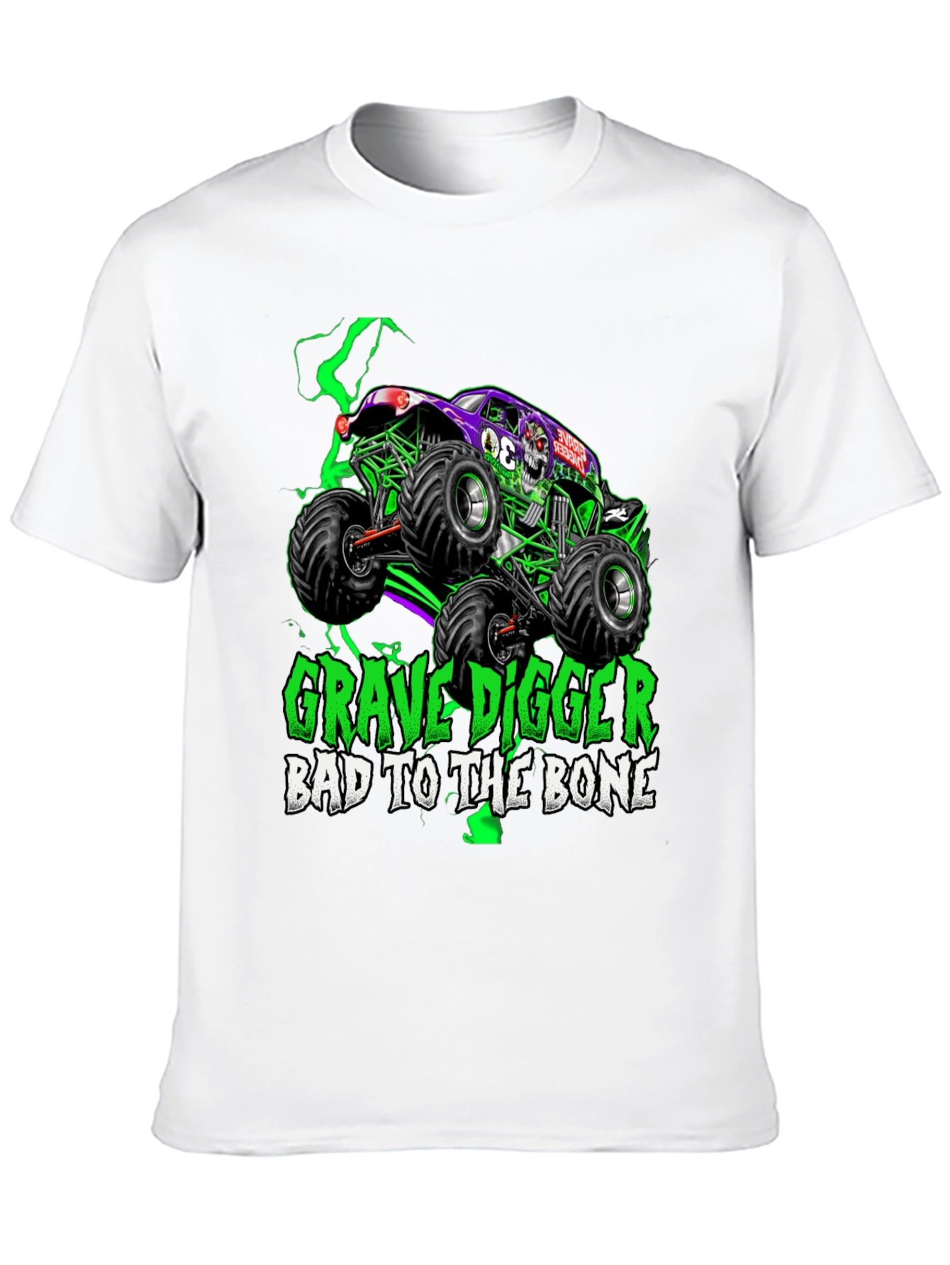 Grave Digger Monster Truck Graphic Tee