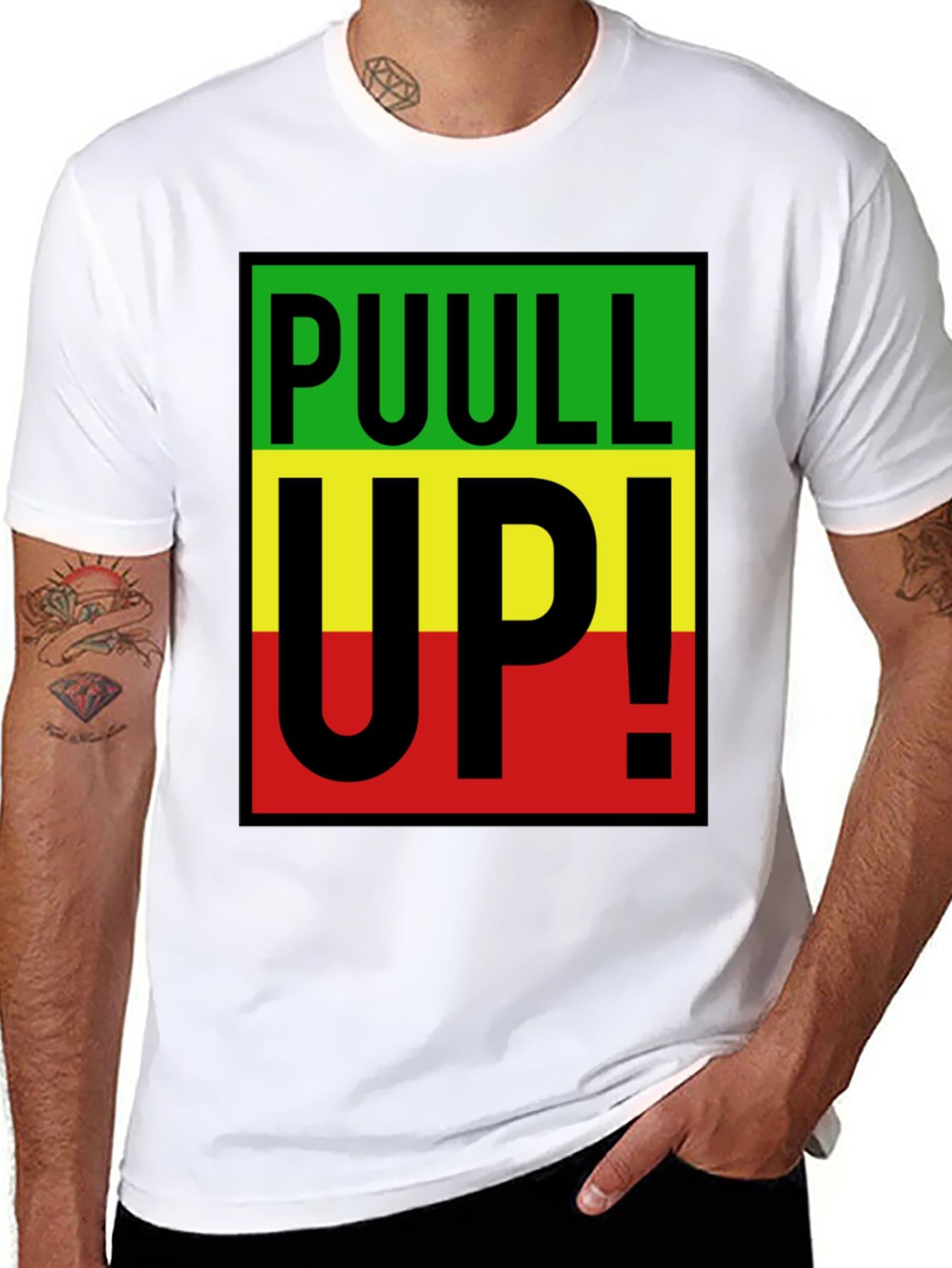 Rasta PUULL UP! Graphic T-Shirt