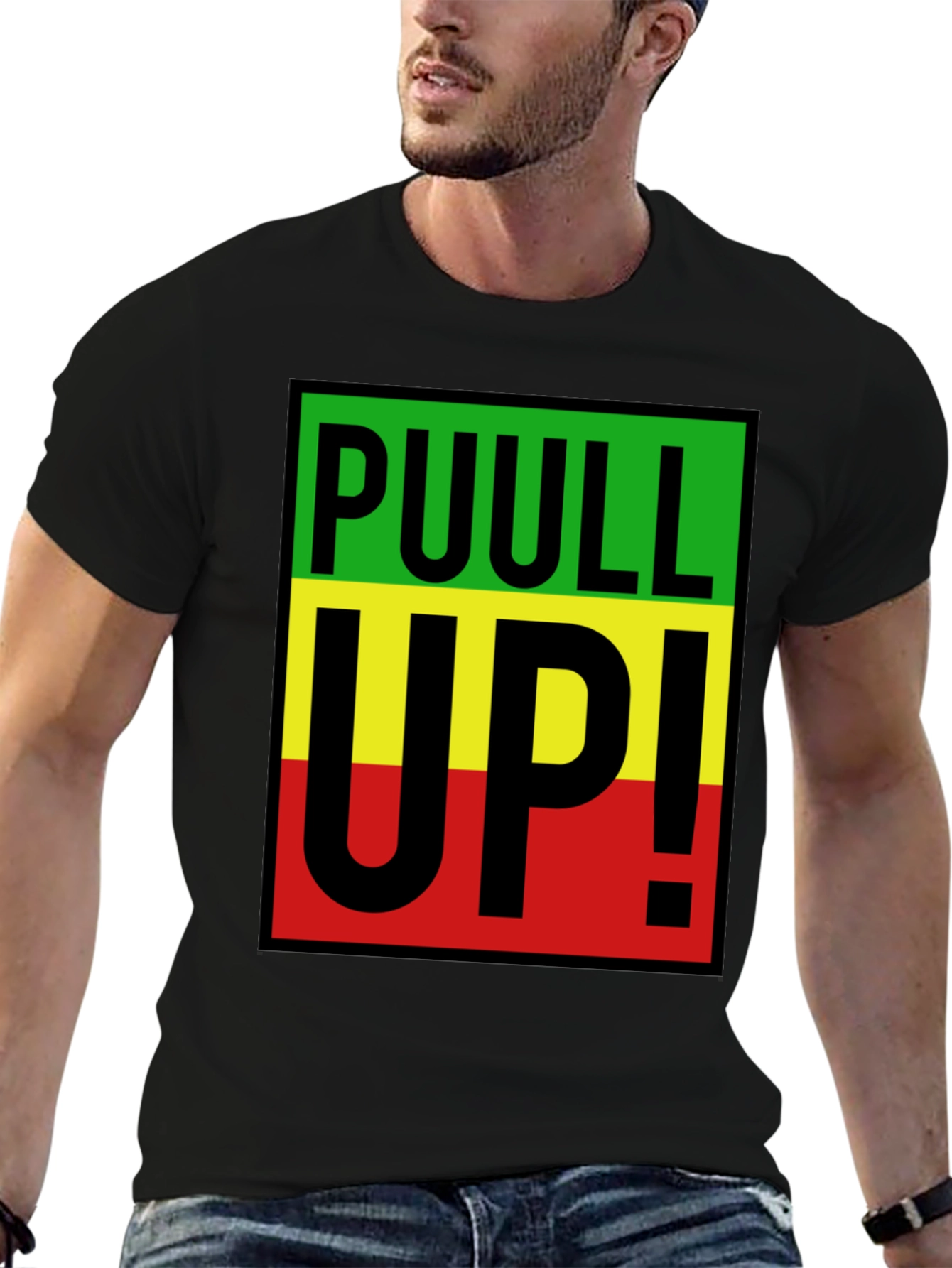Rasta PUULL UP! Graphic T-Shirt