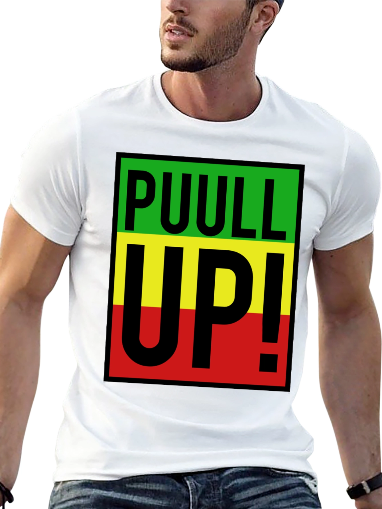 Rasta PUULL UP! Graphic T-Shirt
