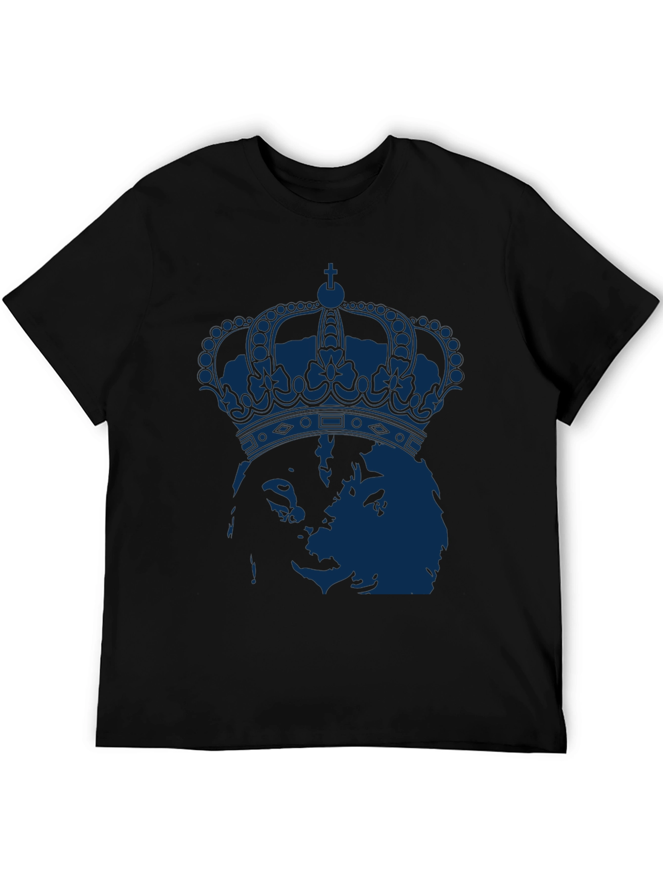 Royal Dog Graphic T-Shirt - Black