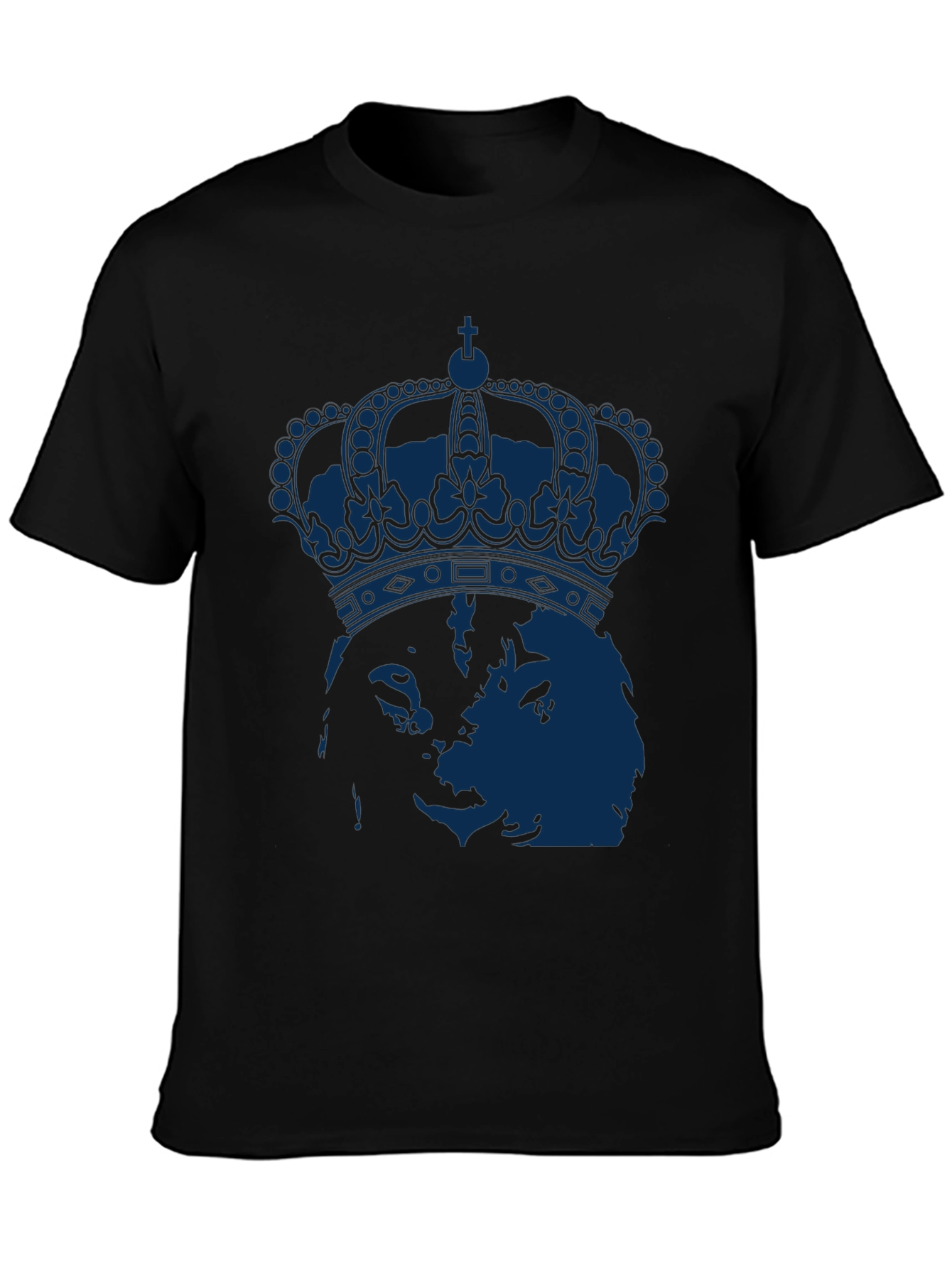 Royal Dog Graphic T-Shirt - Black