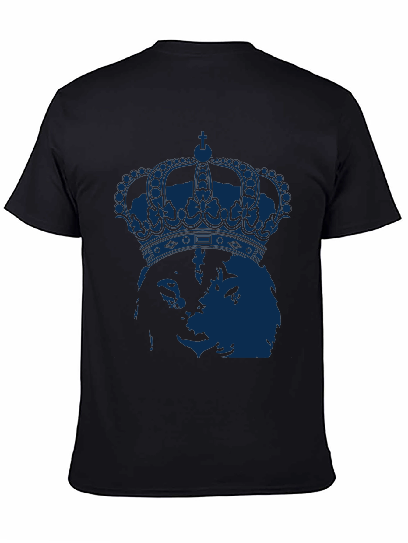 Royal Dog Graphic T-Shirt - Black