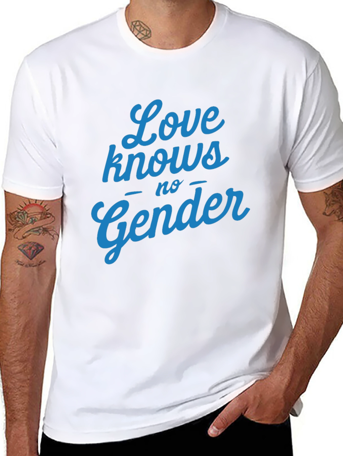 Love Knows No Gender Graphic T-Shirt