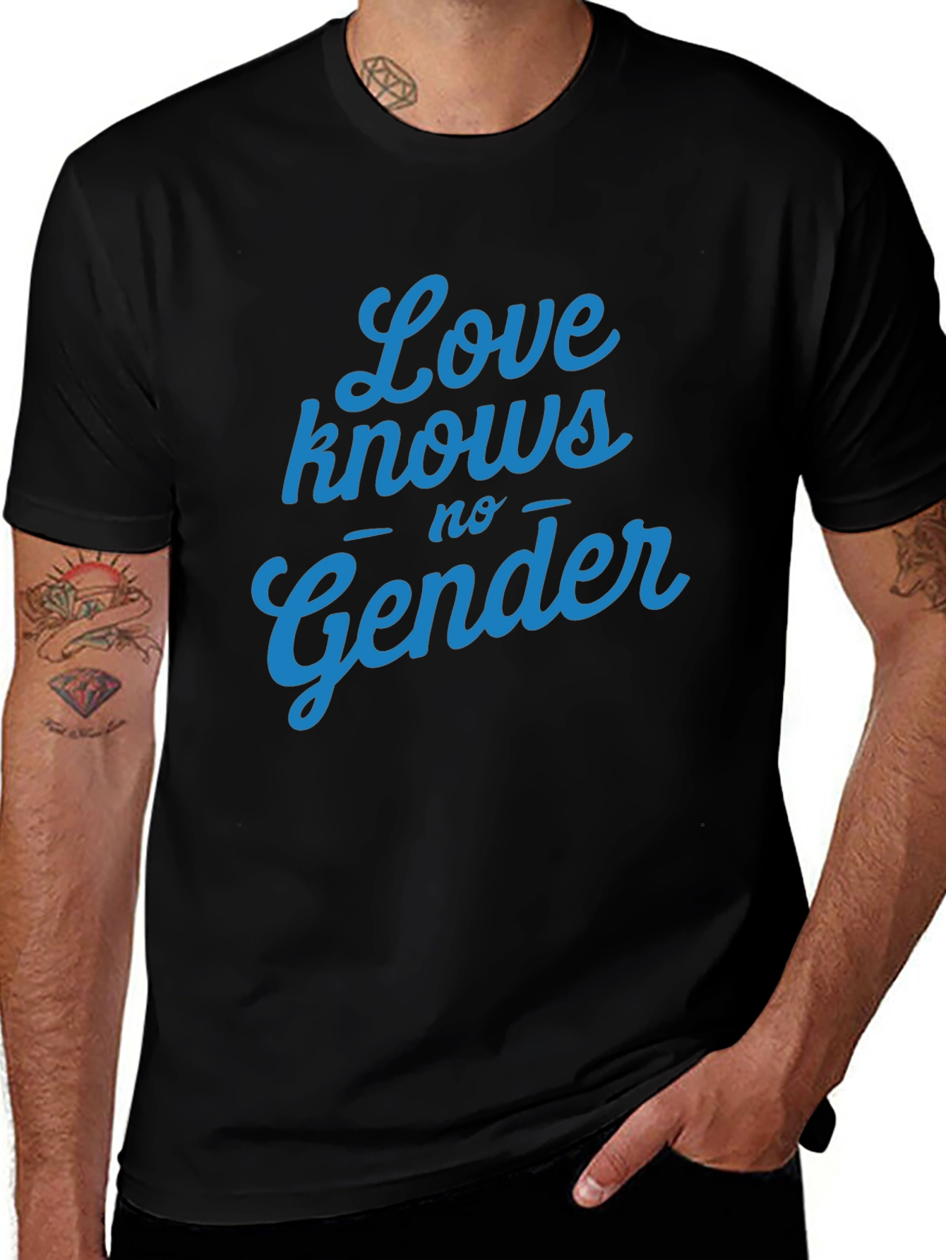 Love Knows No Gender Graphic T-Shirt