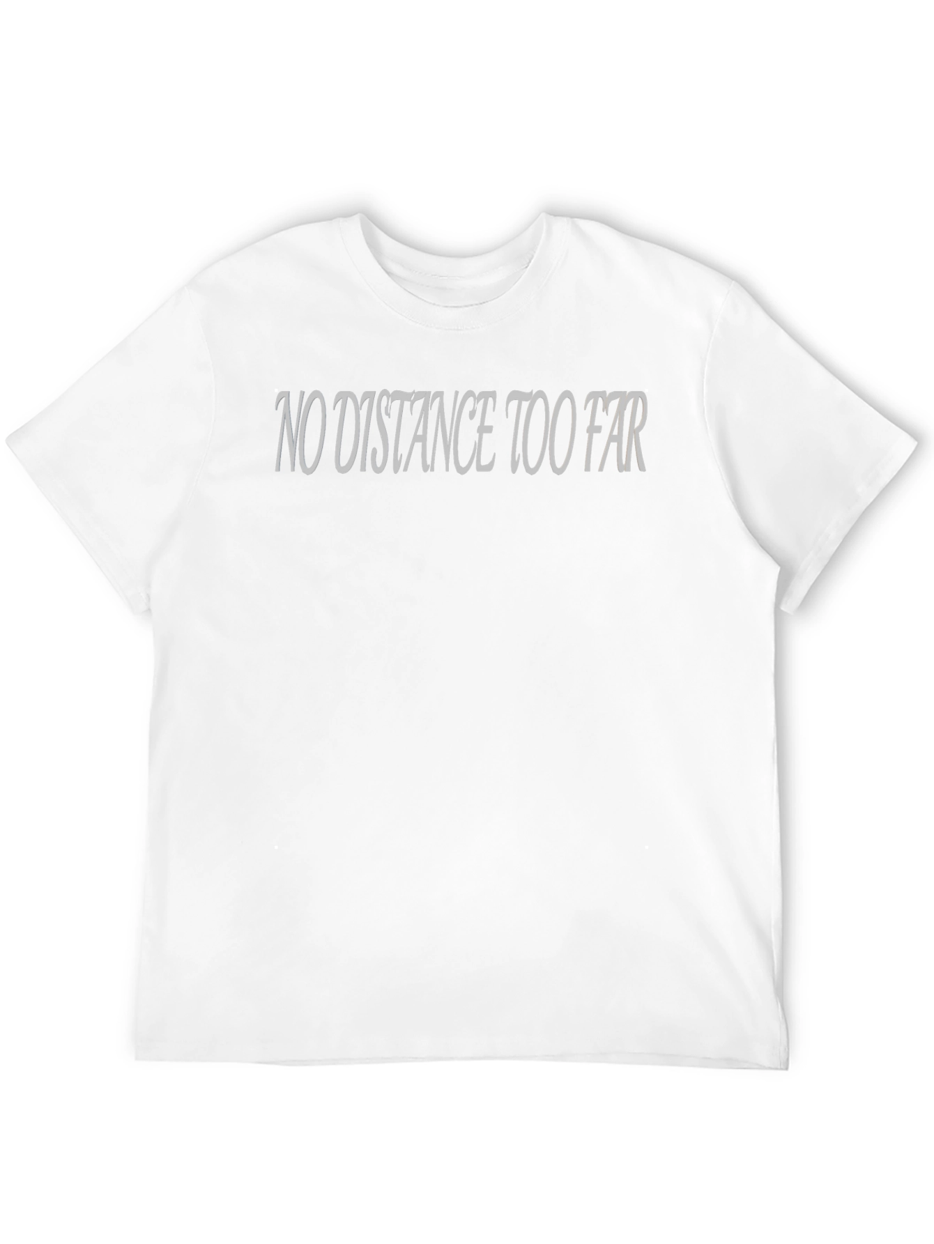 No Distance Too Far Black T-Shirt