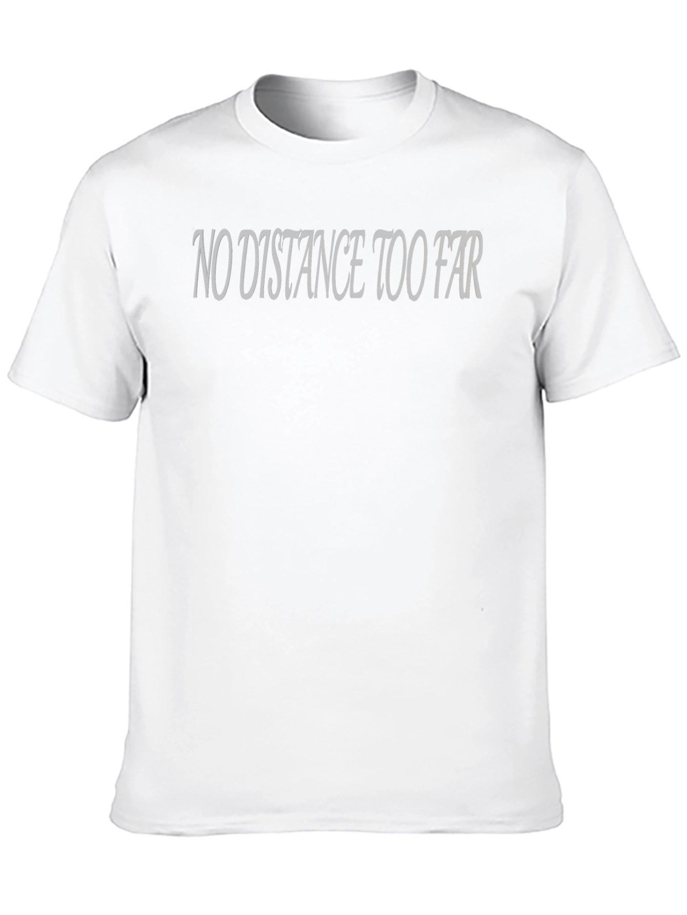 No Distance Too Far Black T-Shirt