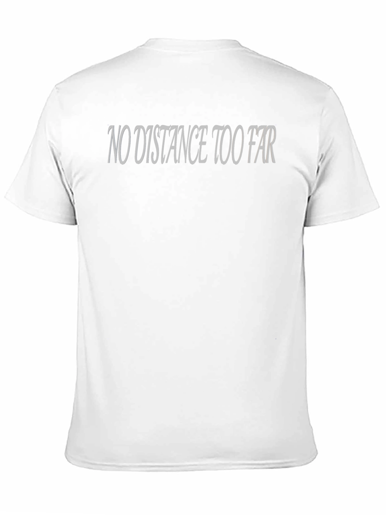 No Distance Too Far Black T-Shirt