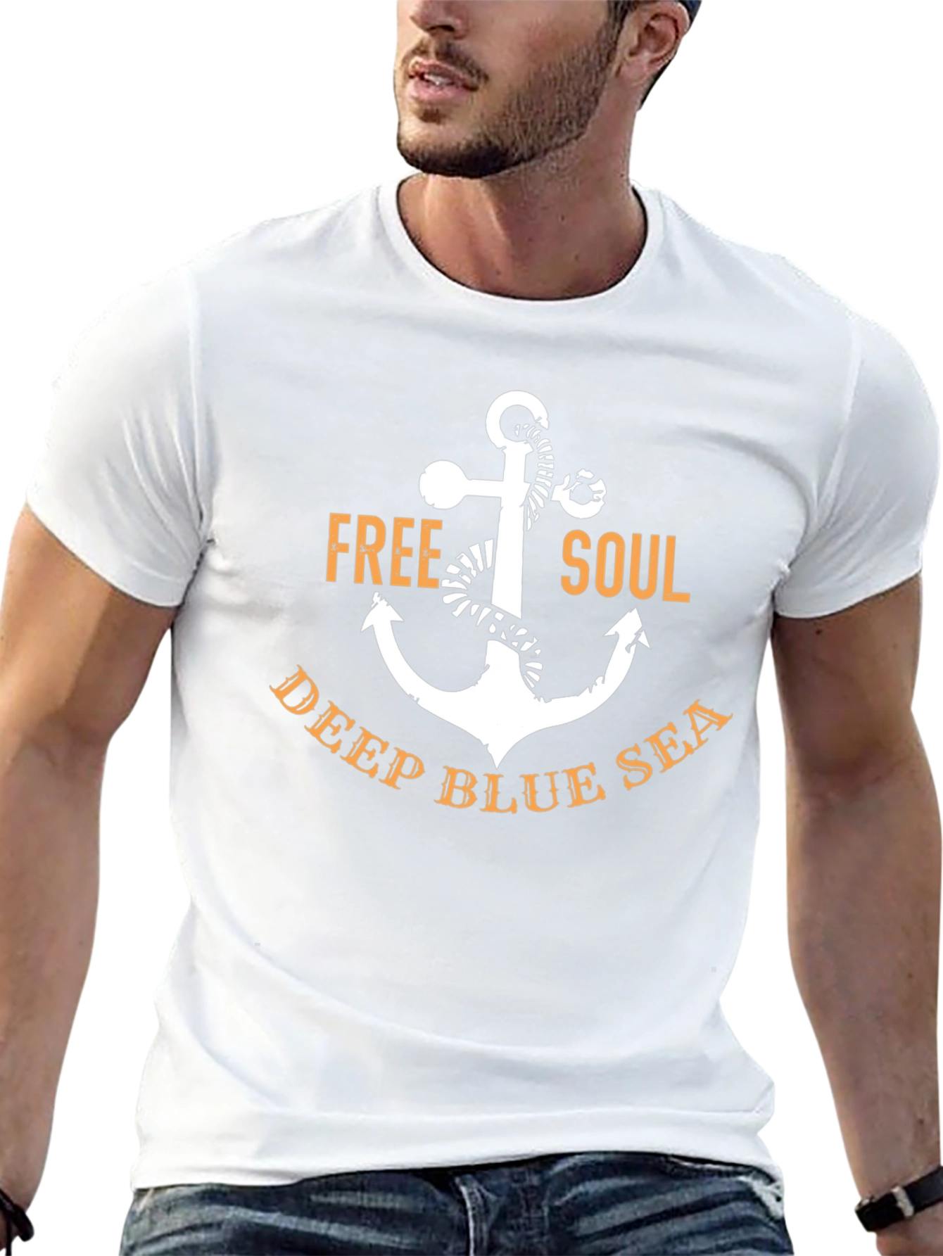 Free Soul Anchor Graphic Tee
