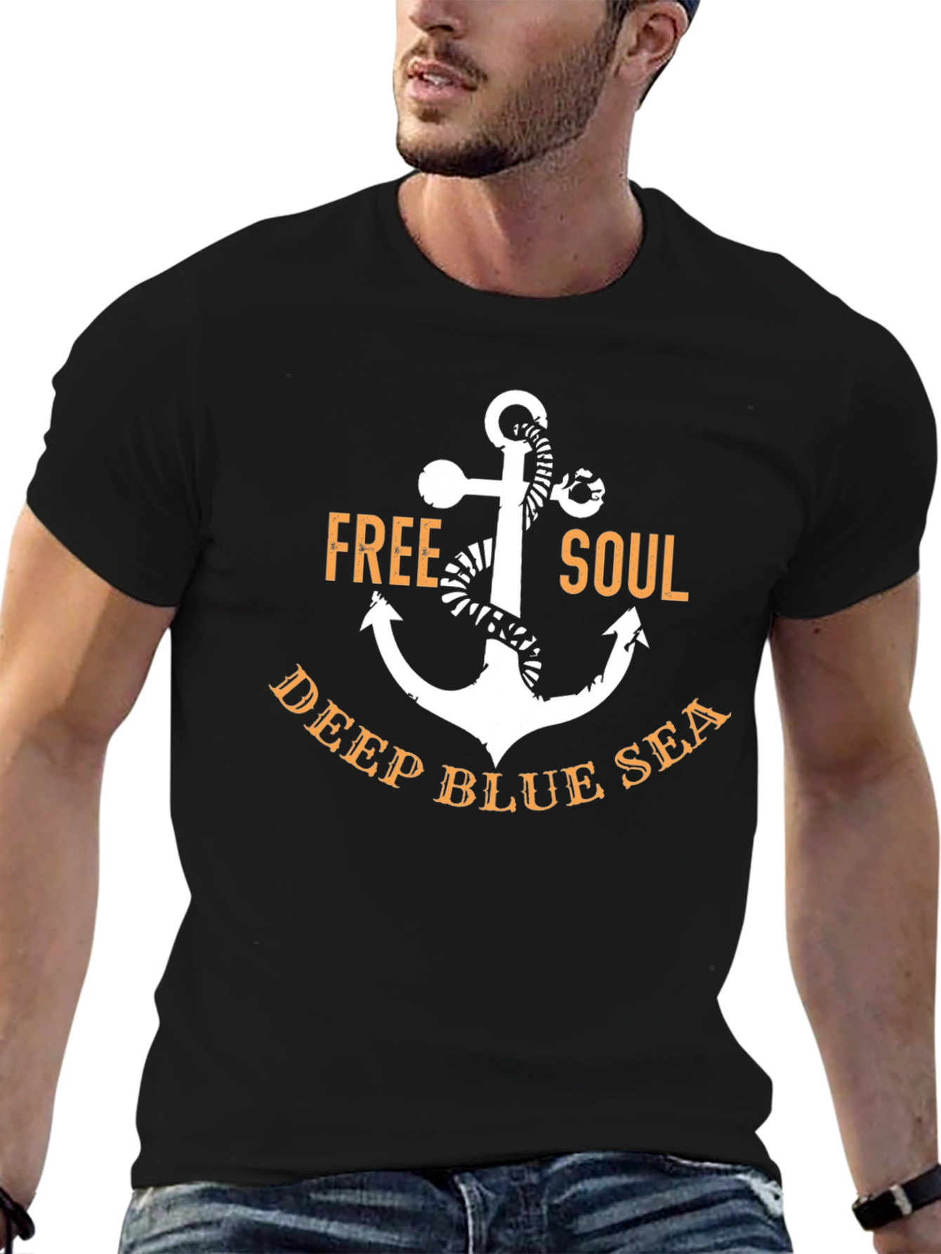 Free Soul Anchor Graphic Tee