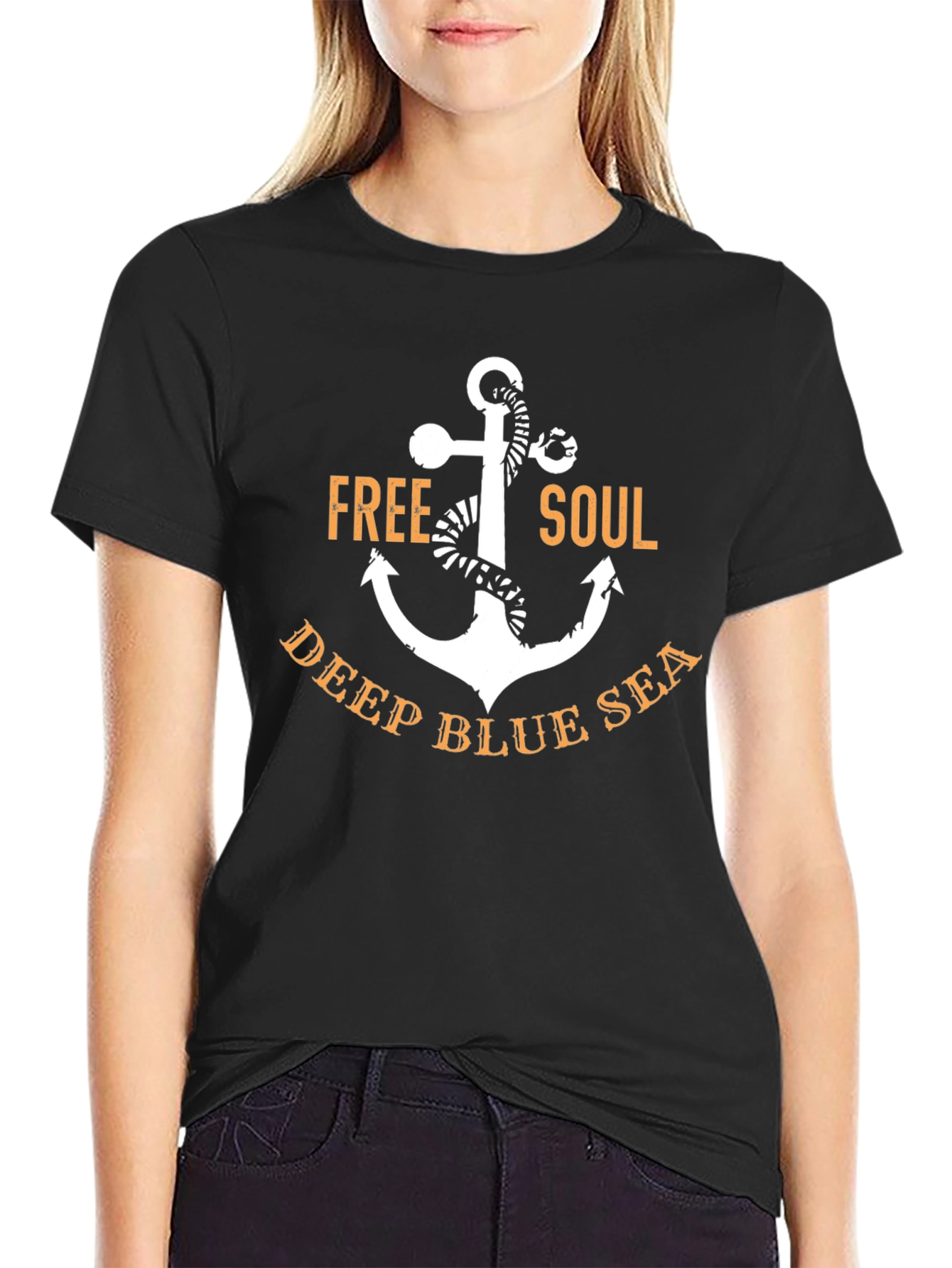 Free Soul Anchor Graphic Tee