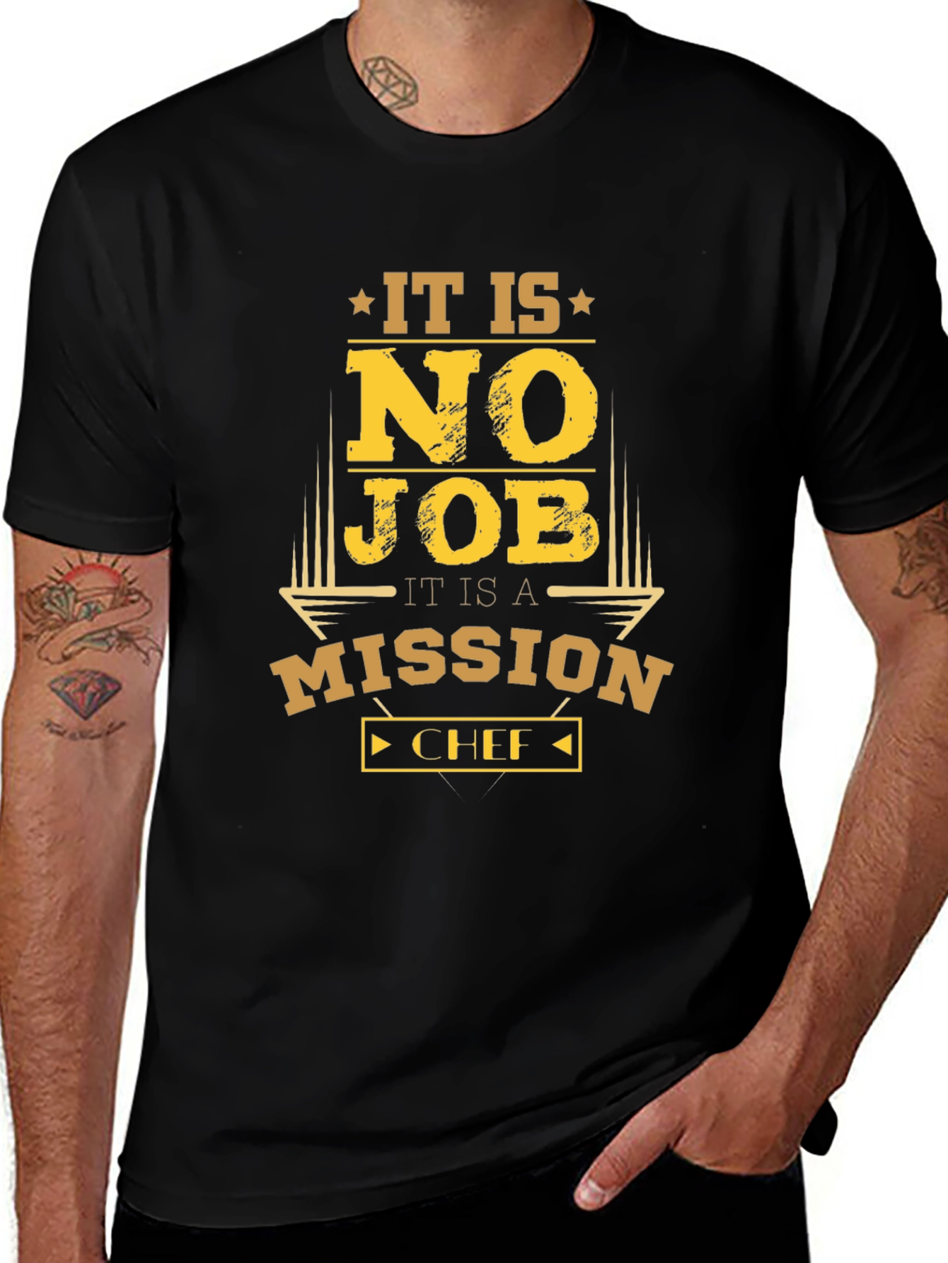 Chef Mission T-Shirt - No Job Its a Mission