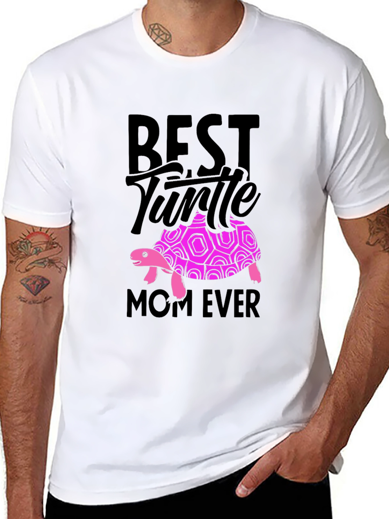 Best Turtle Mom Ever Graphic T-Shirt