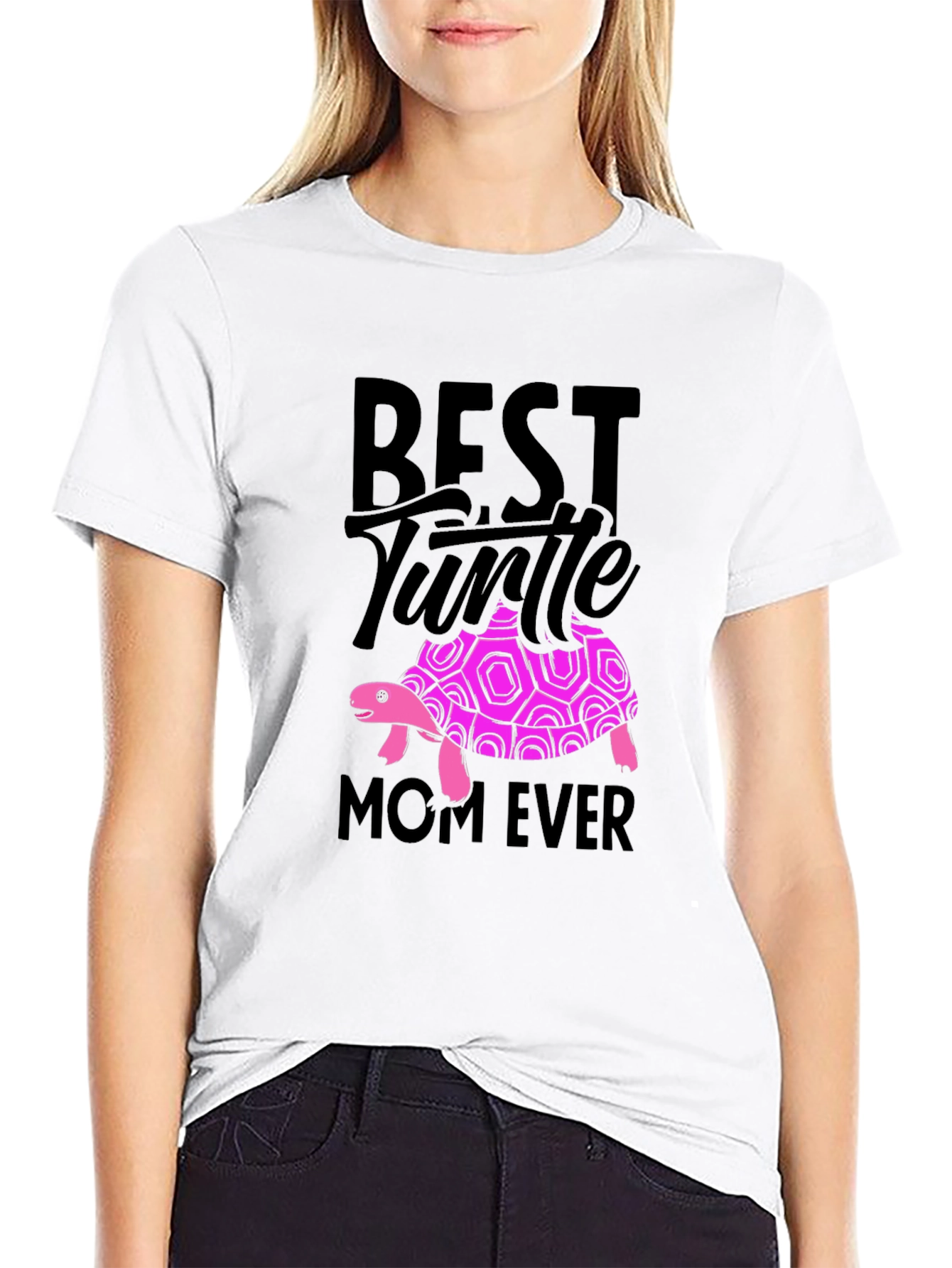 Best Turtle Mom Ever Graphic T-Shirt
