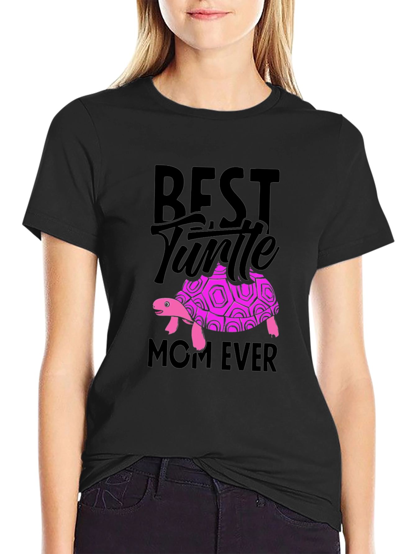 Best Turtle Mom Ever Graphic T-Shirt