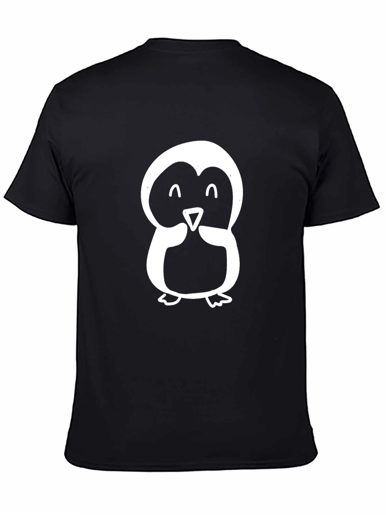 Penguin Graphic Tee - Unisex Black T-Shirt