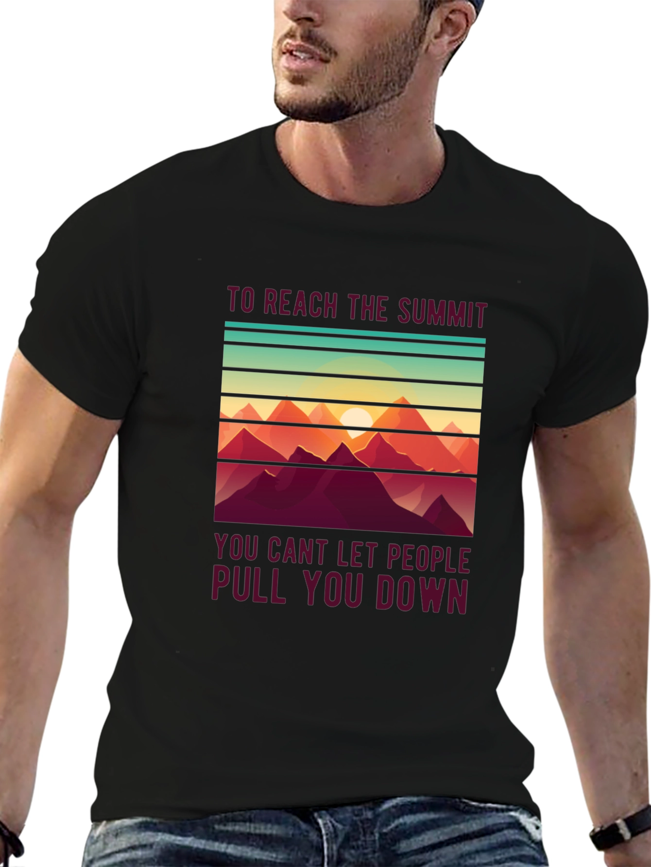Summit Seeker Tee - Motivational Mountain T-Shirt