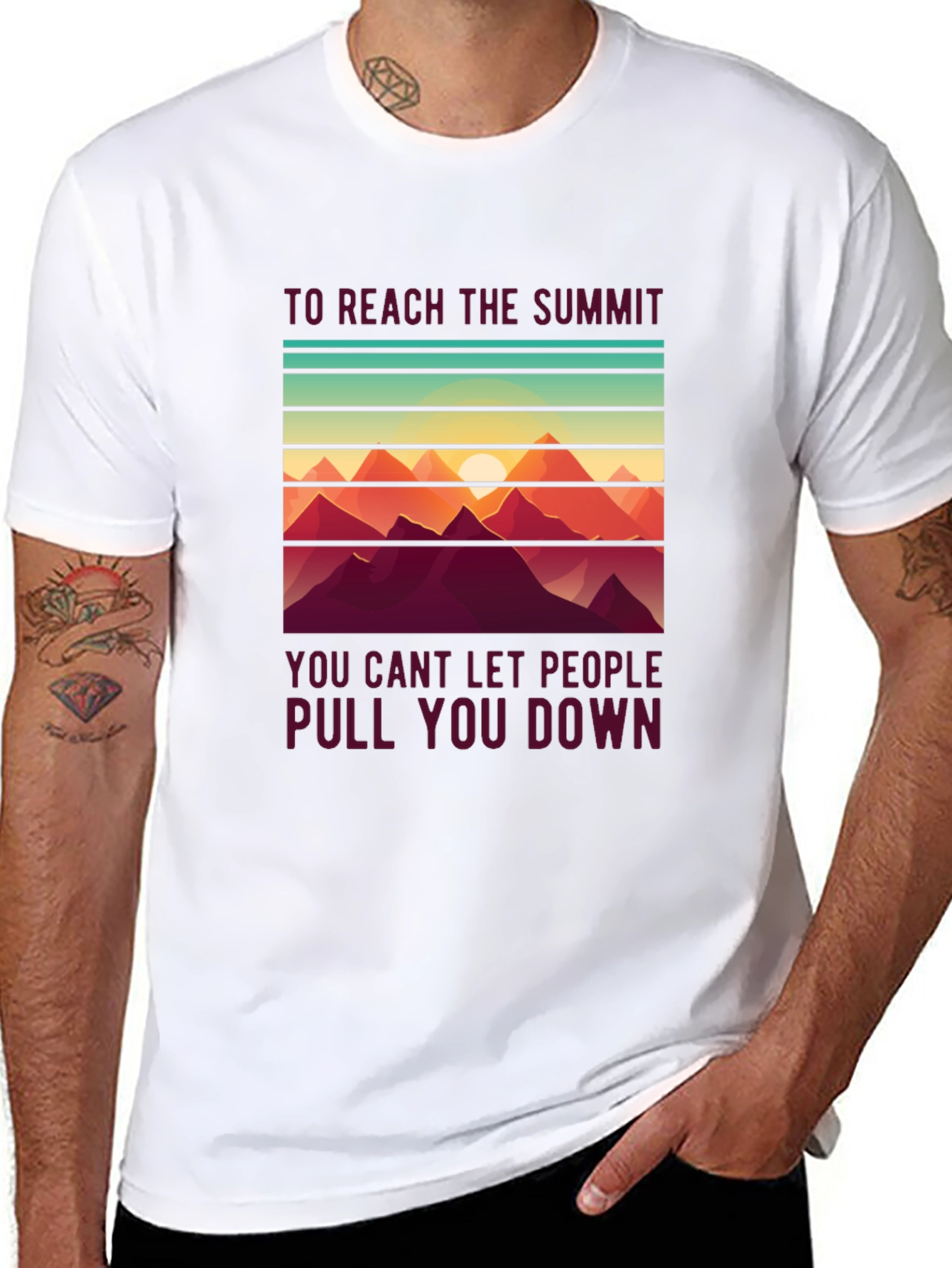 Summit Seeker Tee - Motivational Mountain T-Shirt