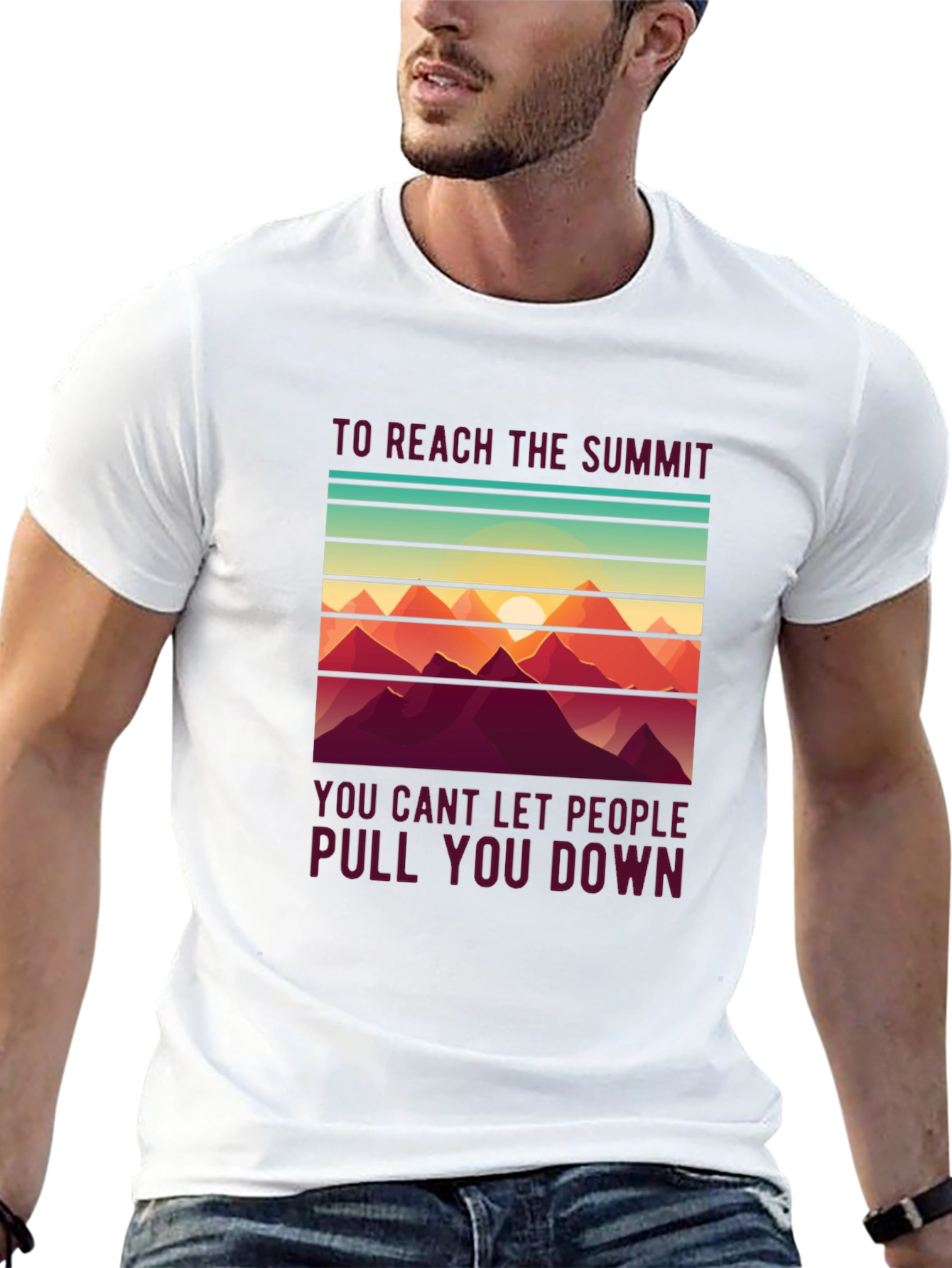 Summit Seeker Tee - Motivational Mountain T-Shirt