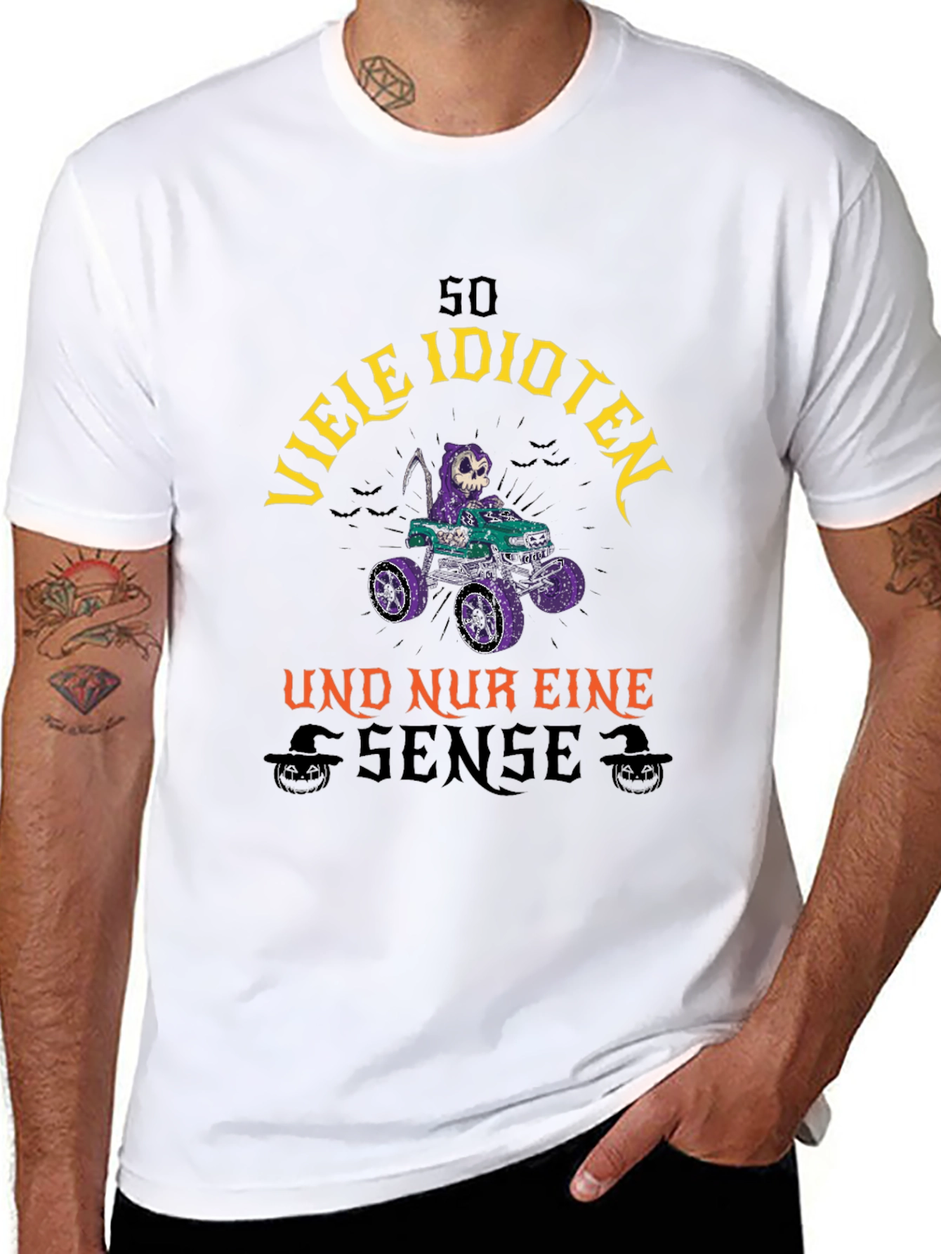 Grim Reaper Monster Truck T-Shirt