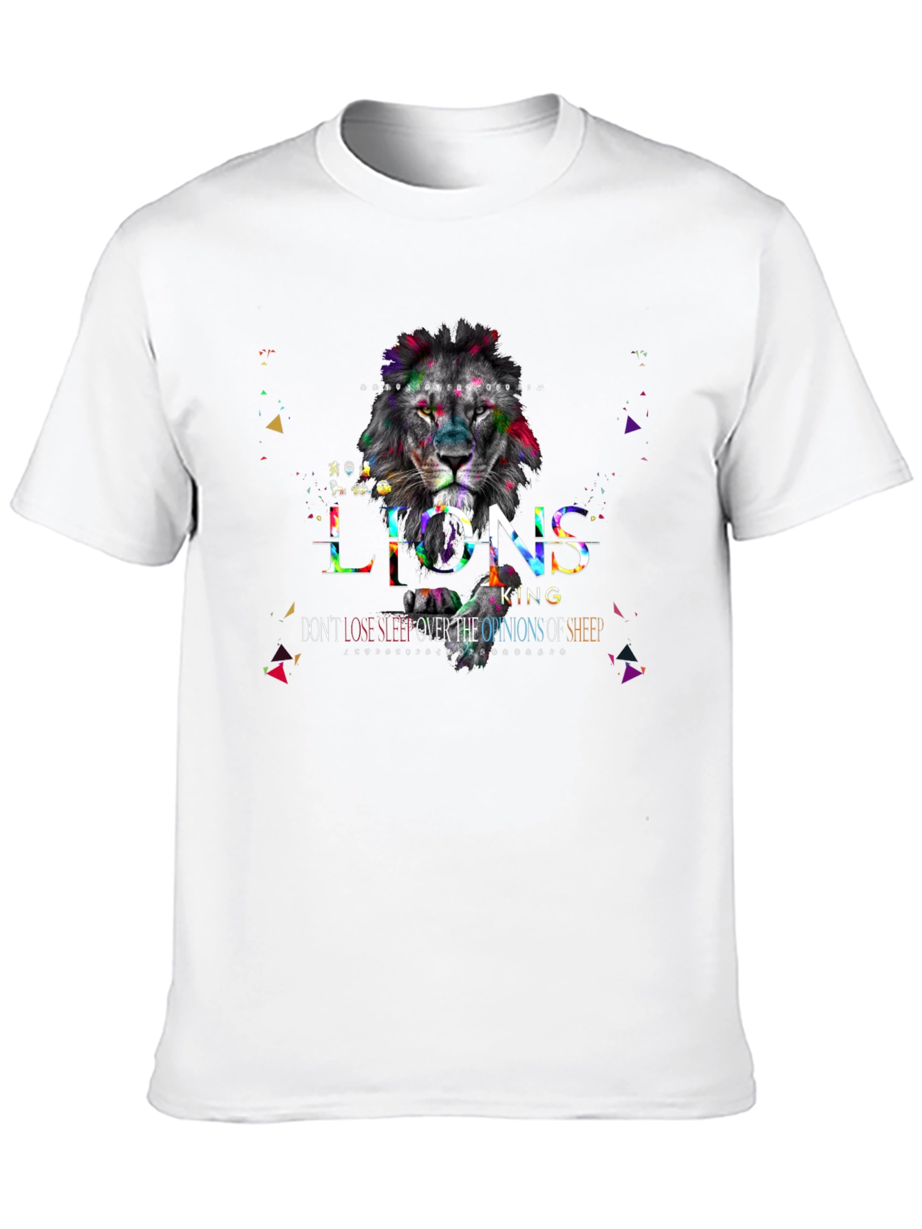Lion King Graphic Print Black T-Shirt