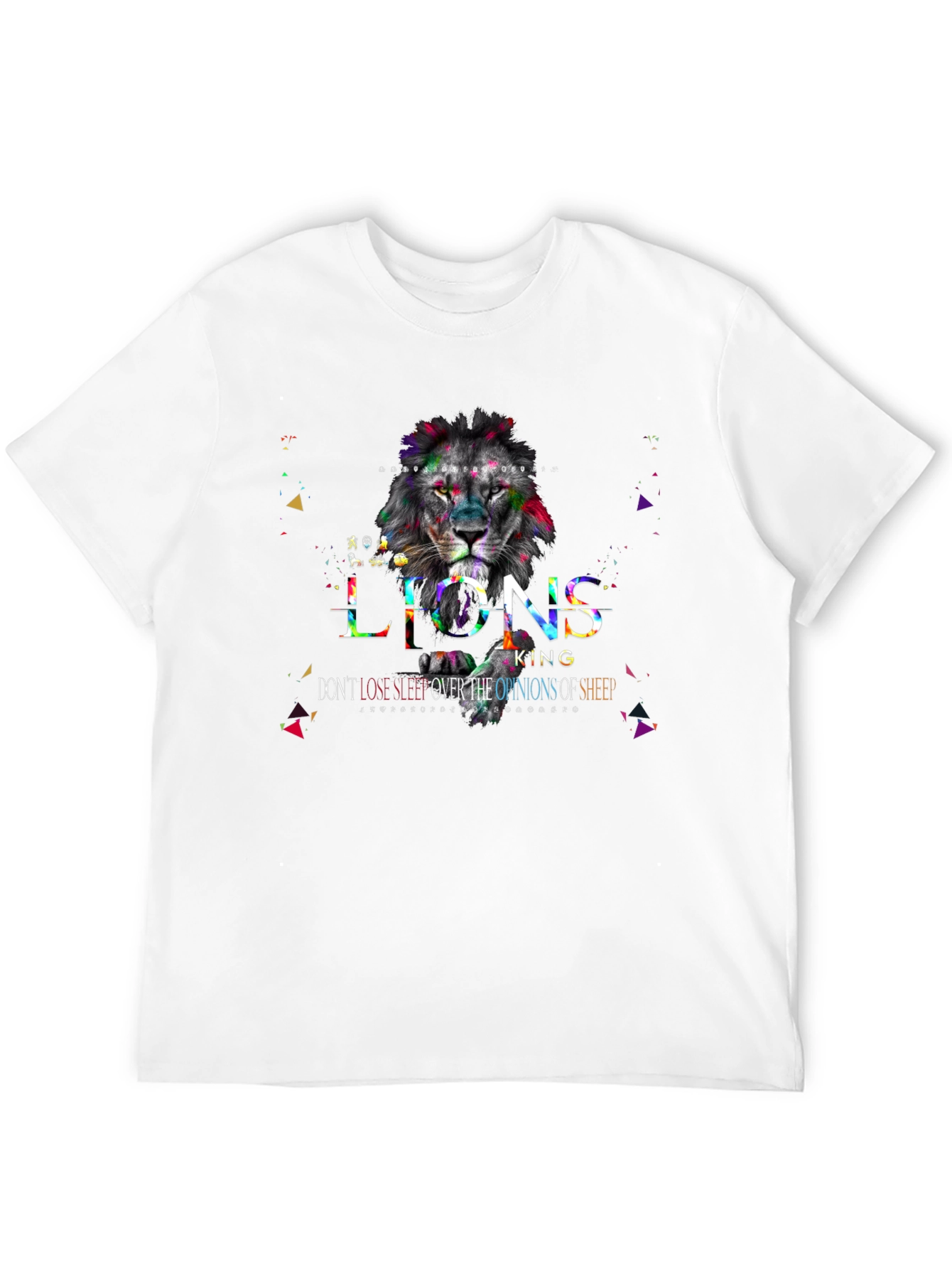 Lion King Graphic Print Black T-Shirt