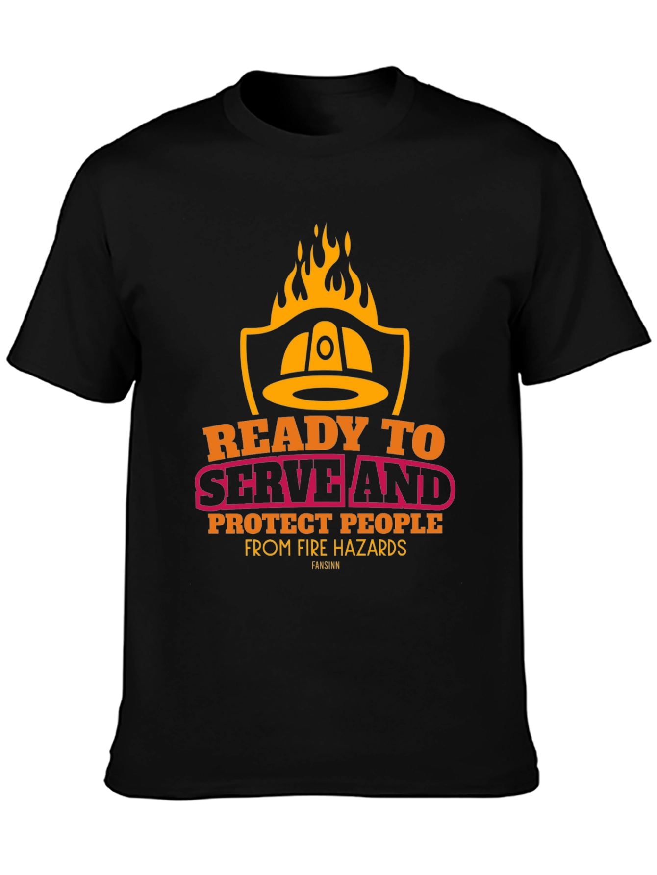Firefighter Graphic Tee - Ready to Serve