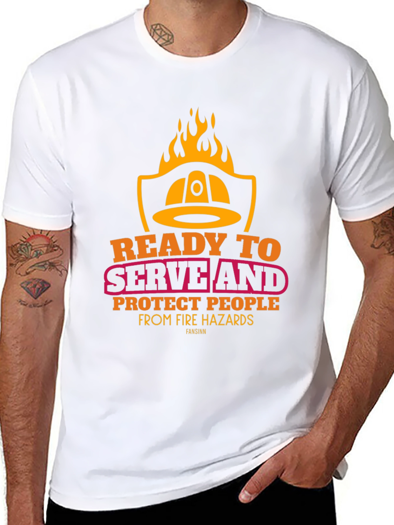 Firefighter Graphic Tee - Ready to Serve