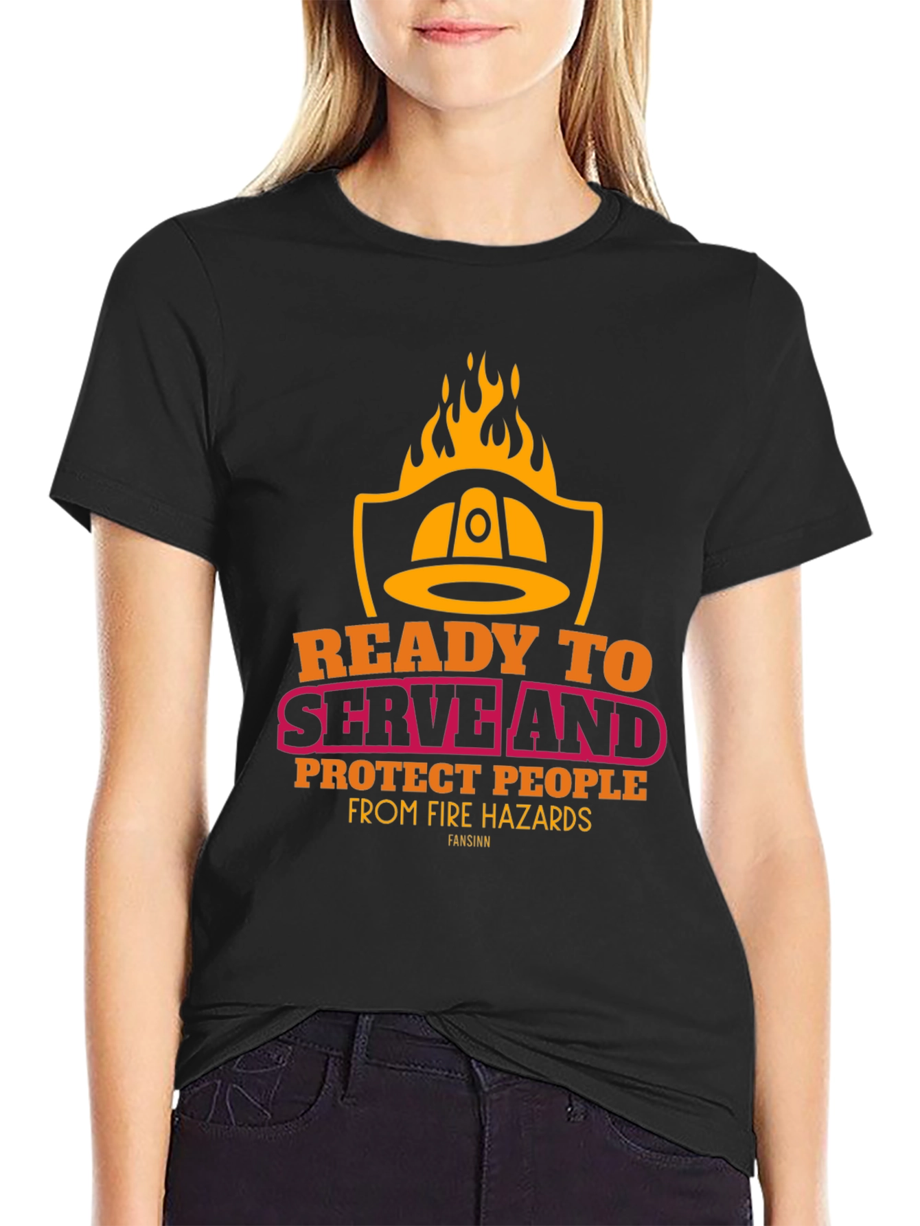 Firefighter Graphic Tee - Ready to Serve