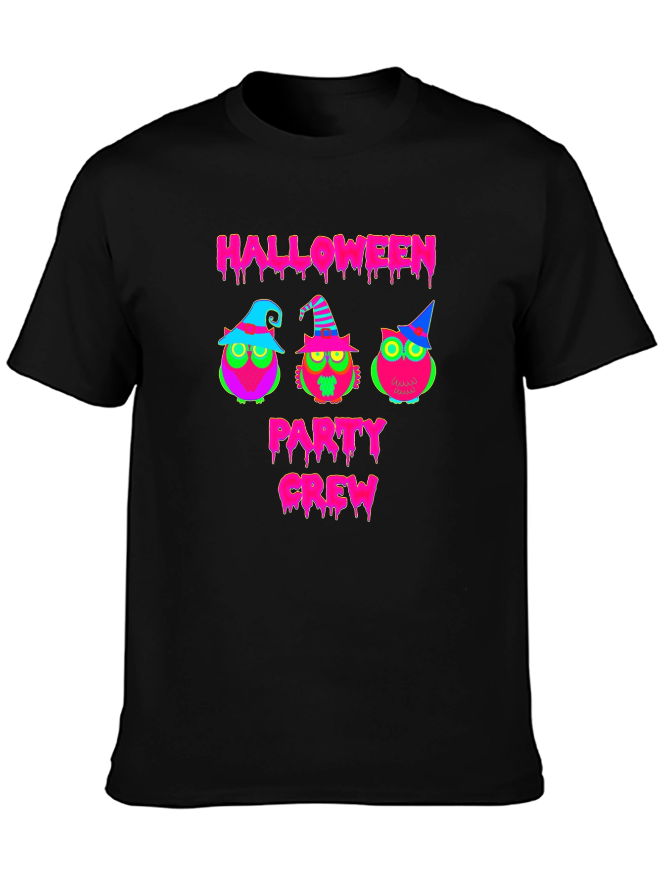 Halloween Party Crew Owl T-Shirt