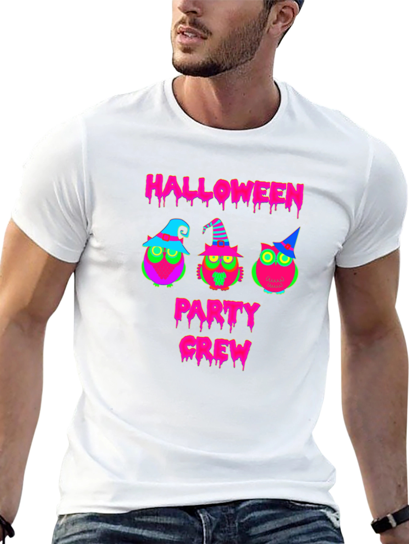 Halloween Party Crew Owl T-Shirt