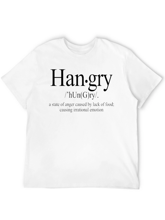 Hangry Definition T-Shirt - Funny Hunger Anger Tee
