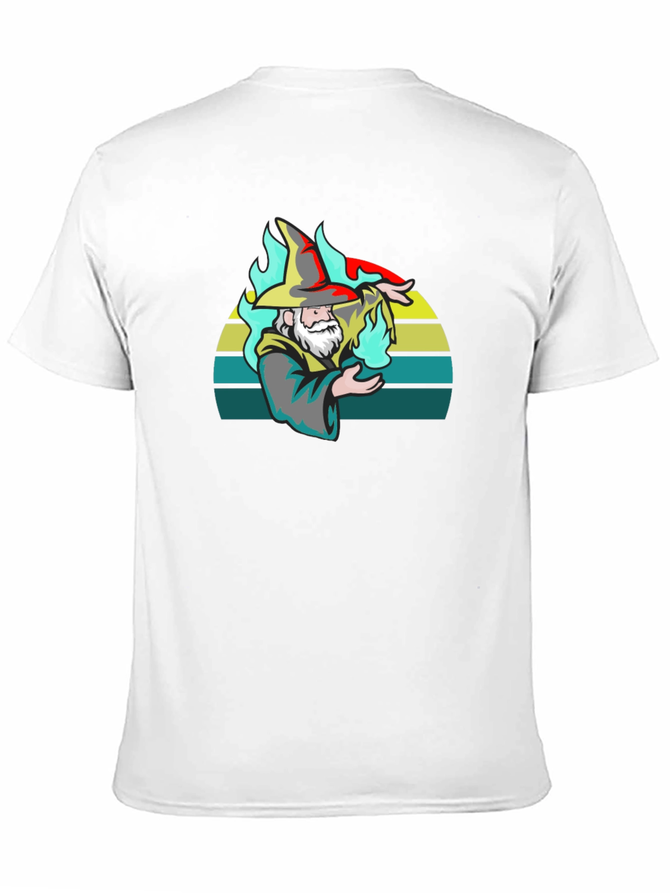 Wizard Graphic T-Shirt - Black