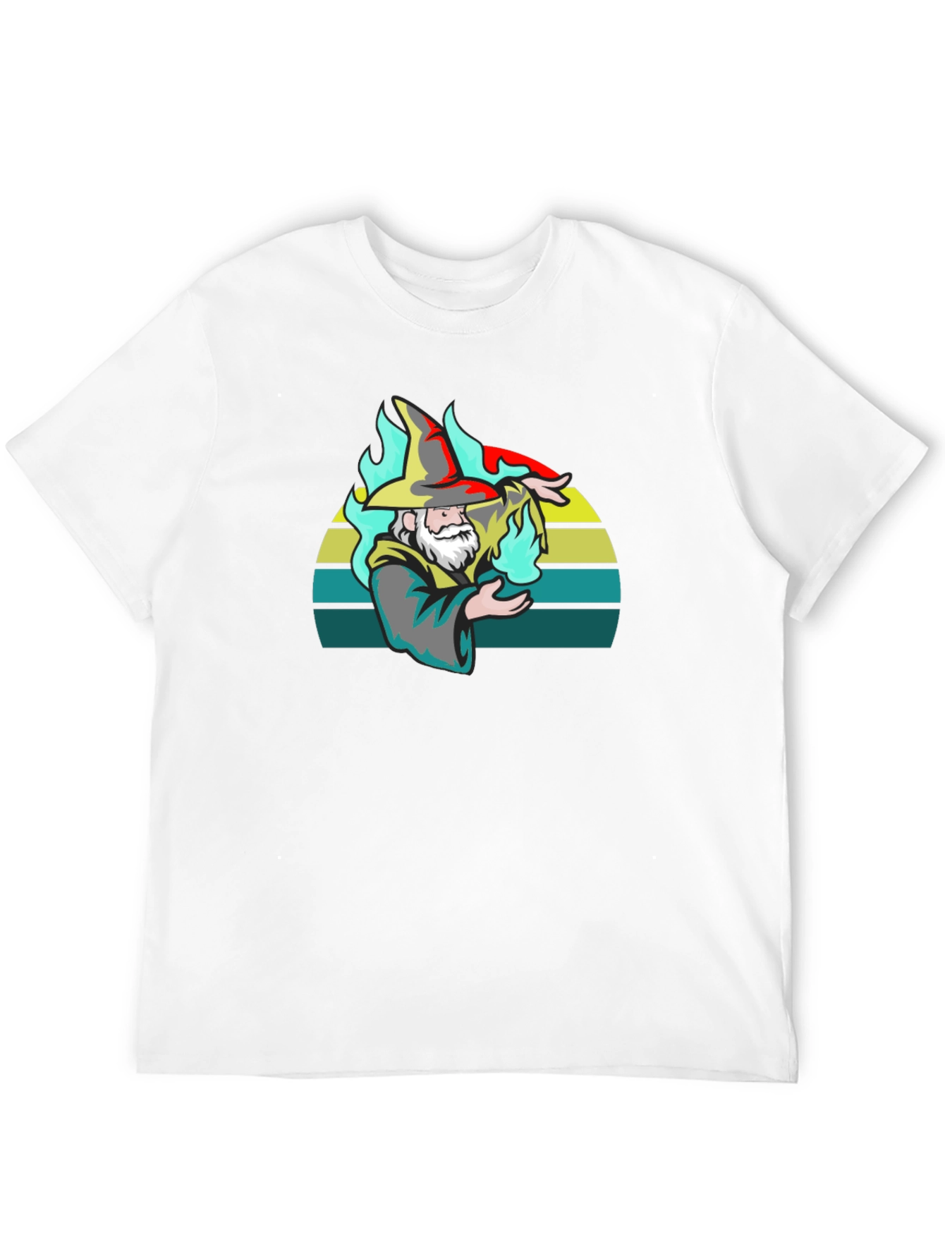 Wizard Graphic T-Shirt - Black