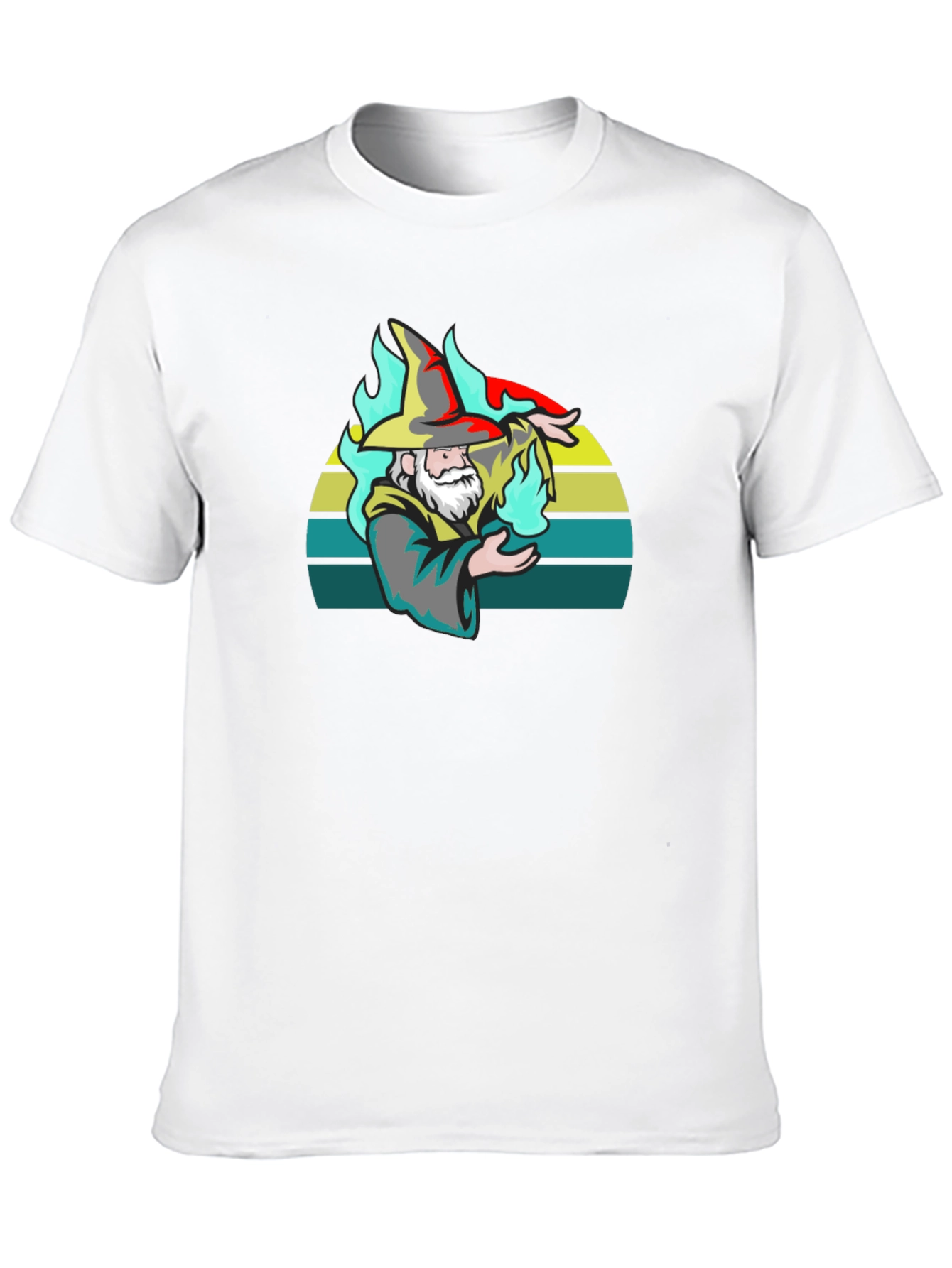 Wizard Graphic T-Shirt - Black