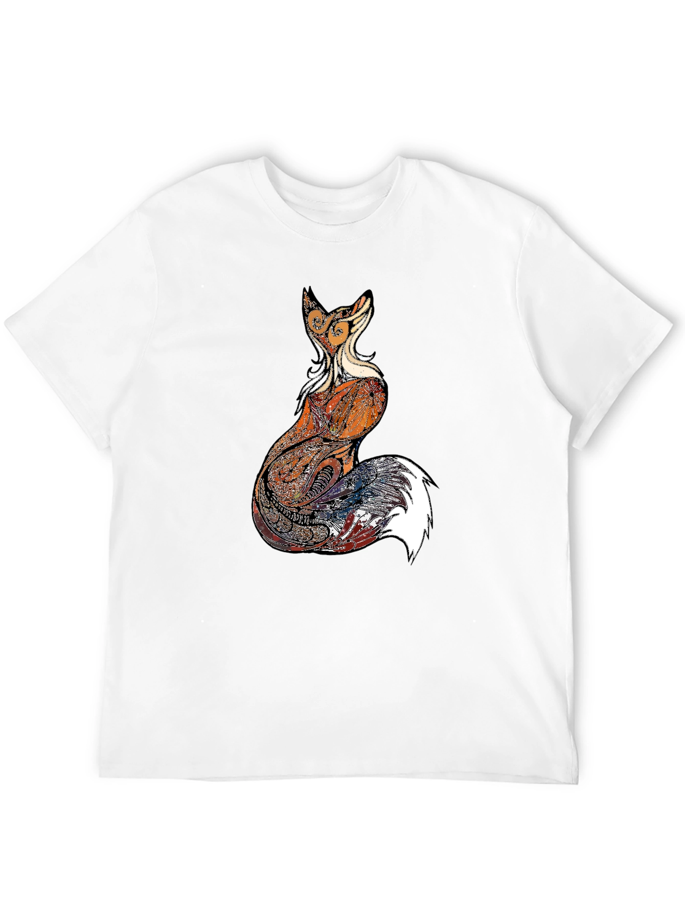 Fox Graphic Print Mens Black T-Shirt