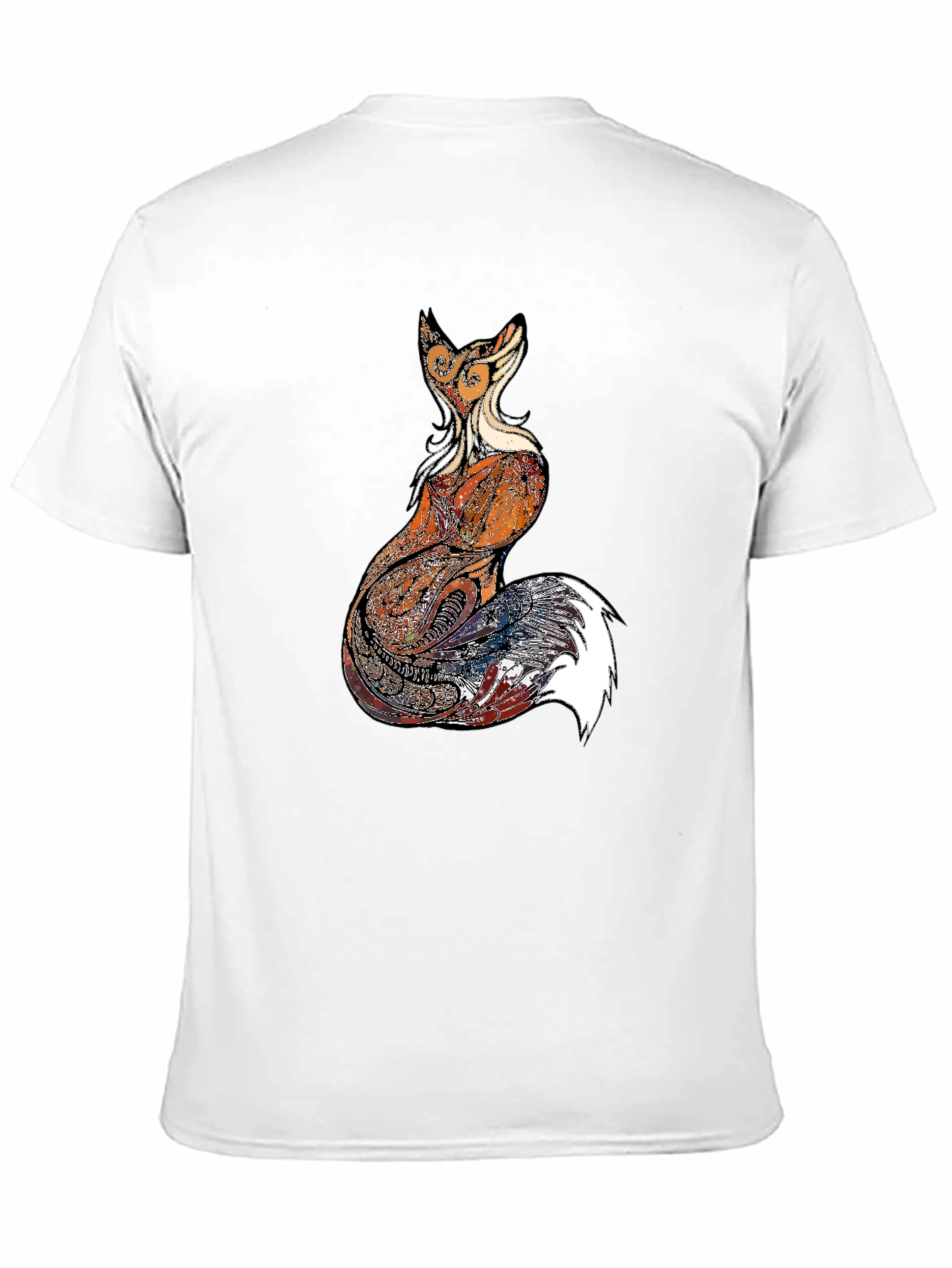 Fox Graphic Print Mens Black T-Shirt