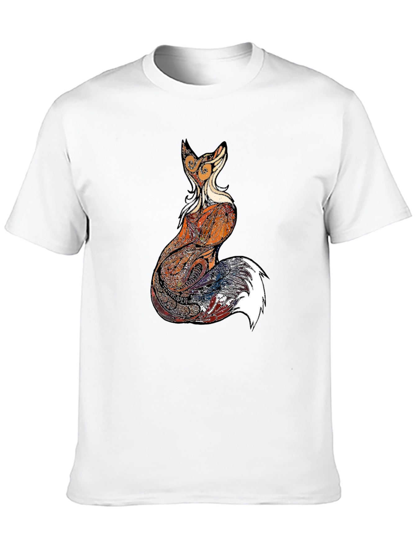 Fox Graphic Print Mens Black T-Shirt