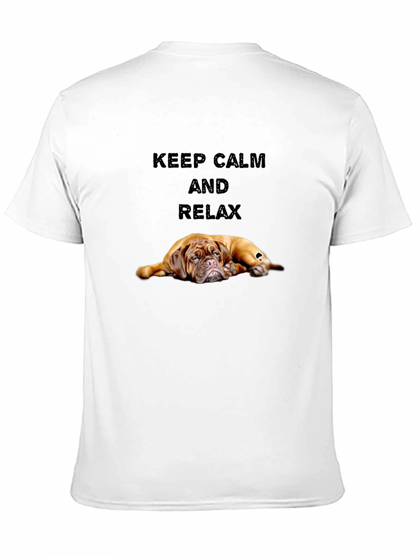 Keep Calm & Relax Dog T-Shirt