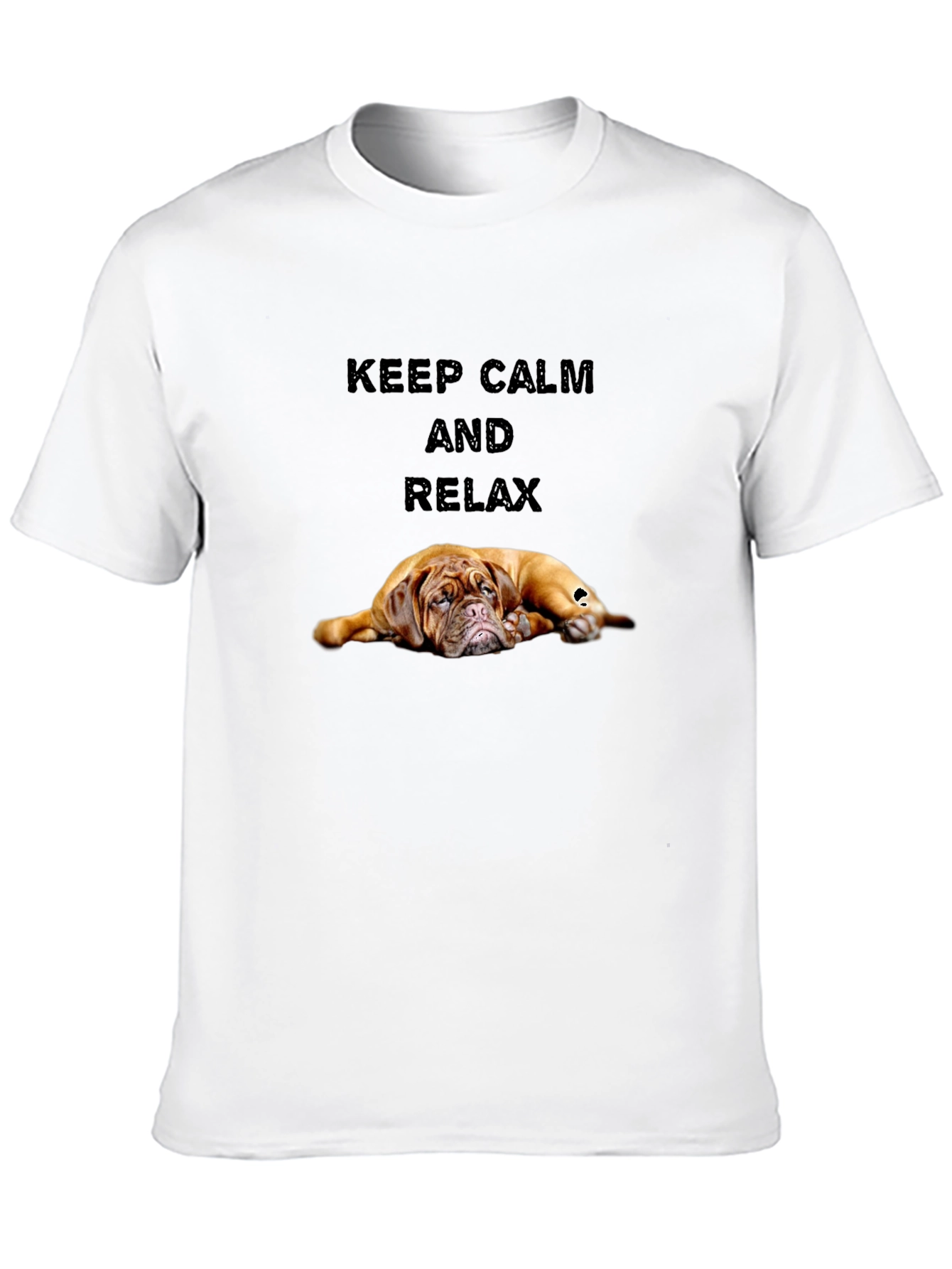 Keep Calm & Relax Dog T-Shirt