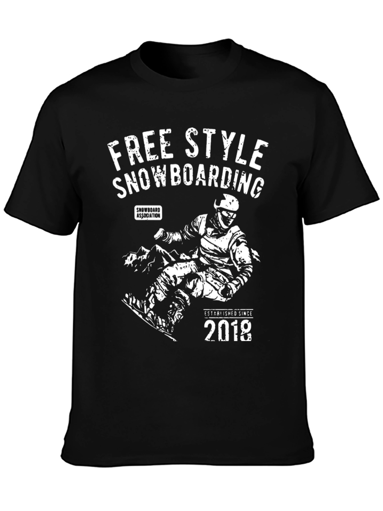 Freestyle Snowboarding Graphic T-Shirt