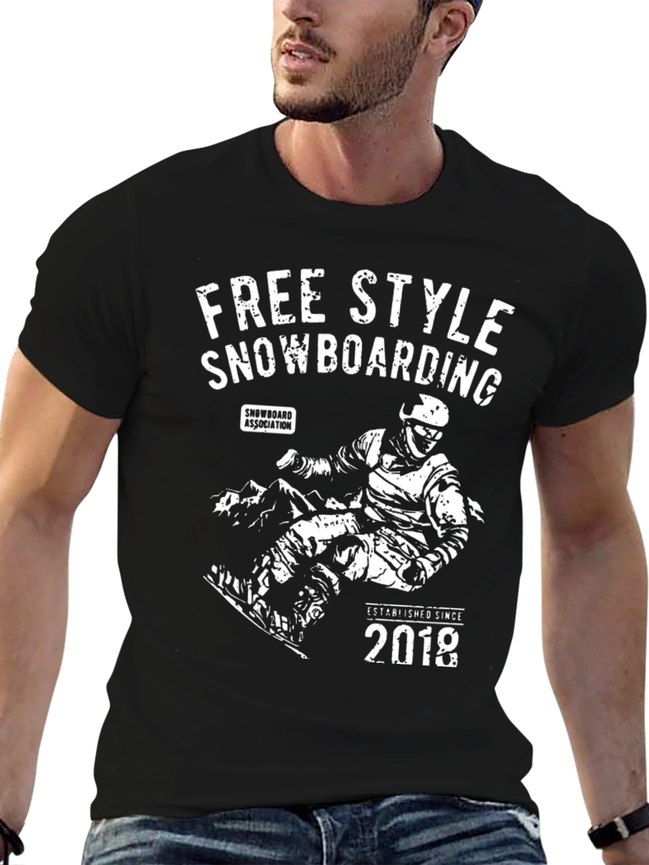 Freestyle Snowboarding Graphic T-Shirt