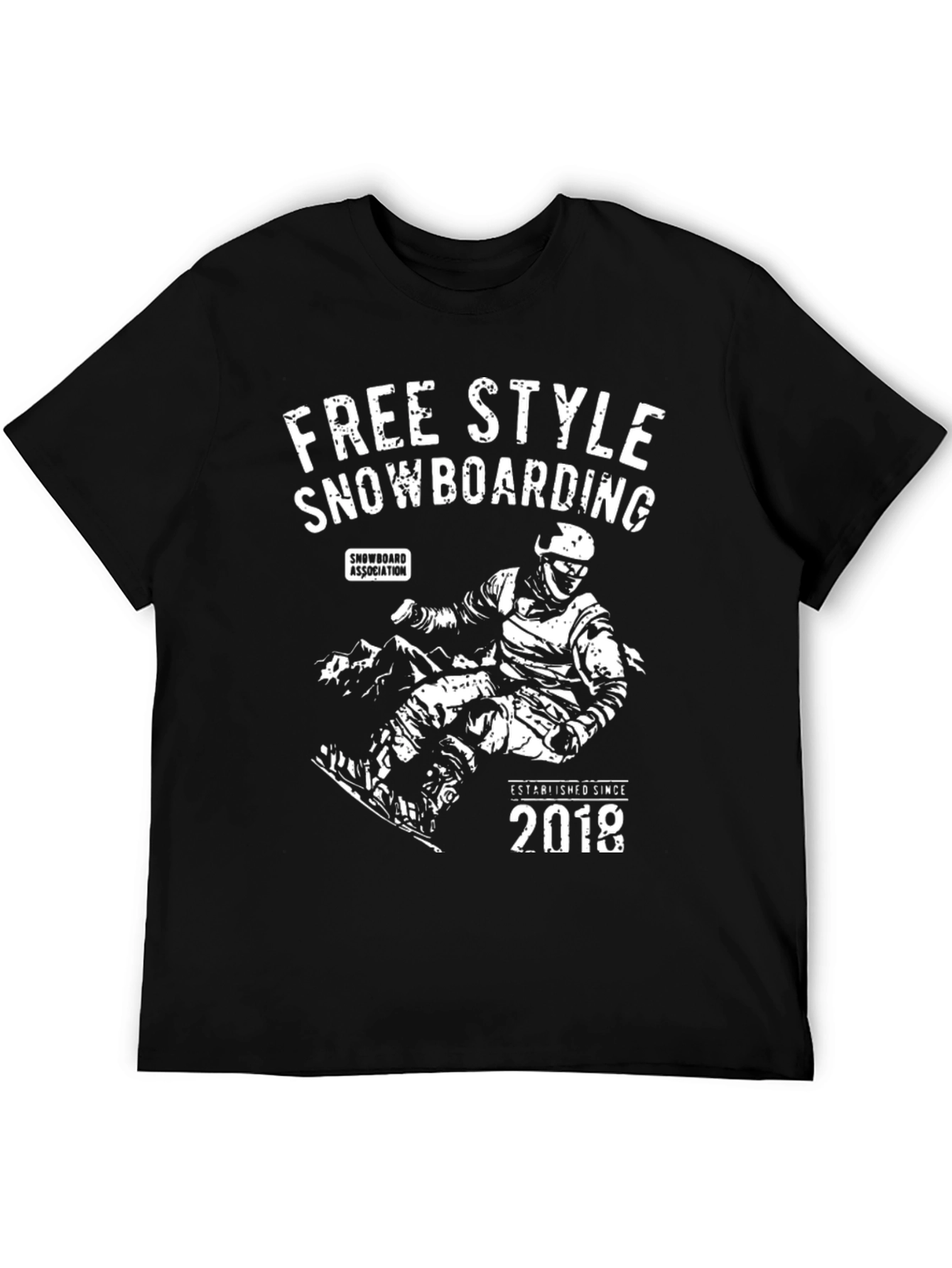 Freestyle Snowboarding Graphic T-Shirt