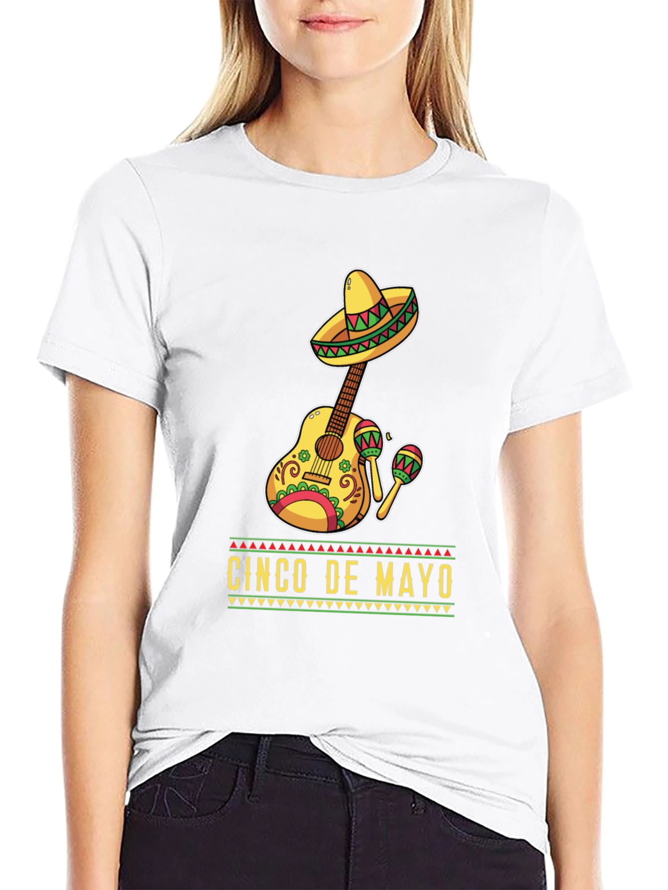 Cinco De Mayo Guitar T-Shirt