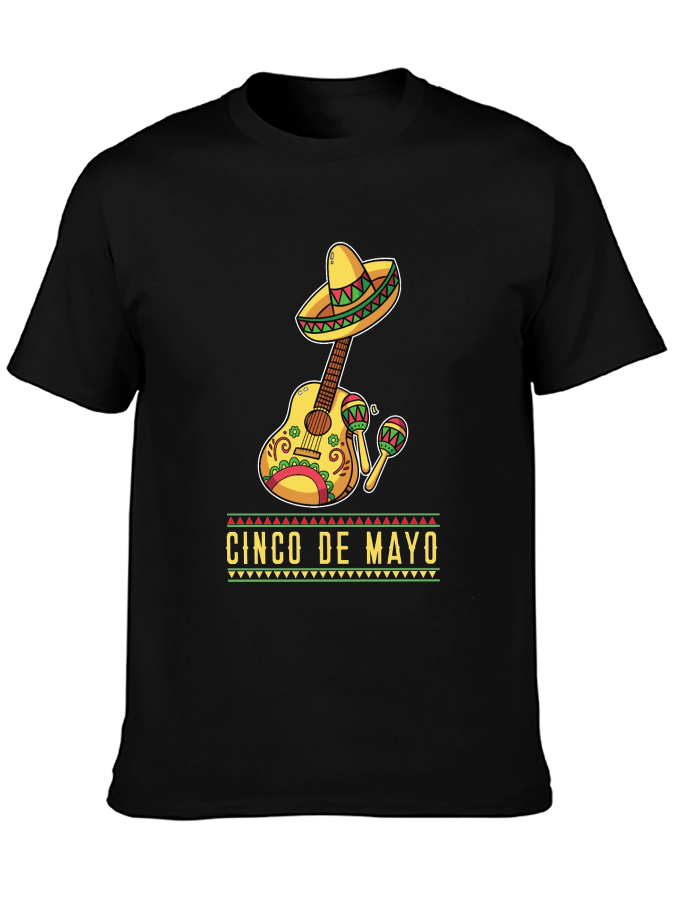 Cinco De Mayo Guitar T-Shirt