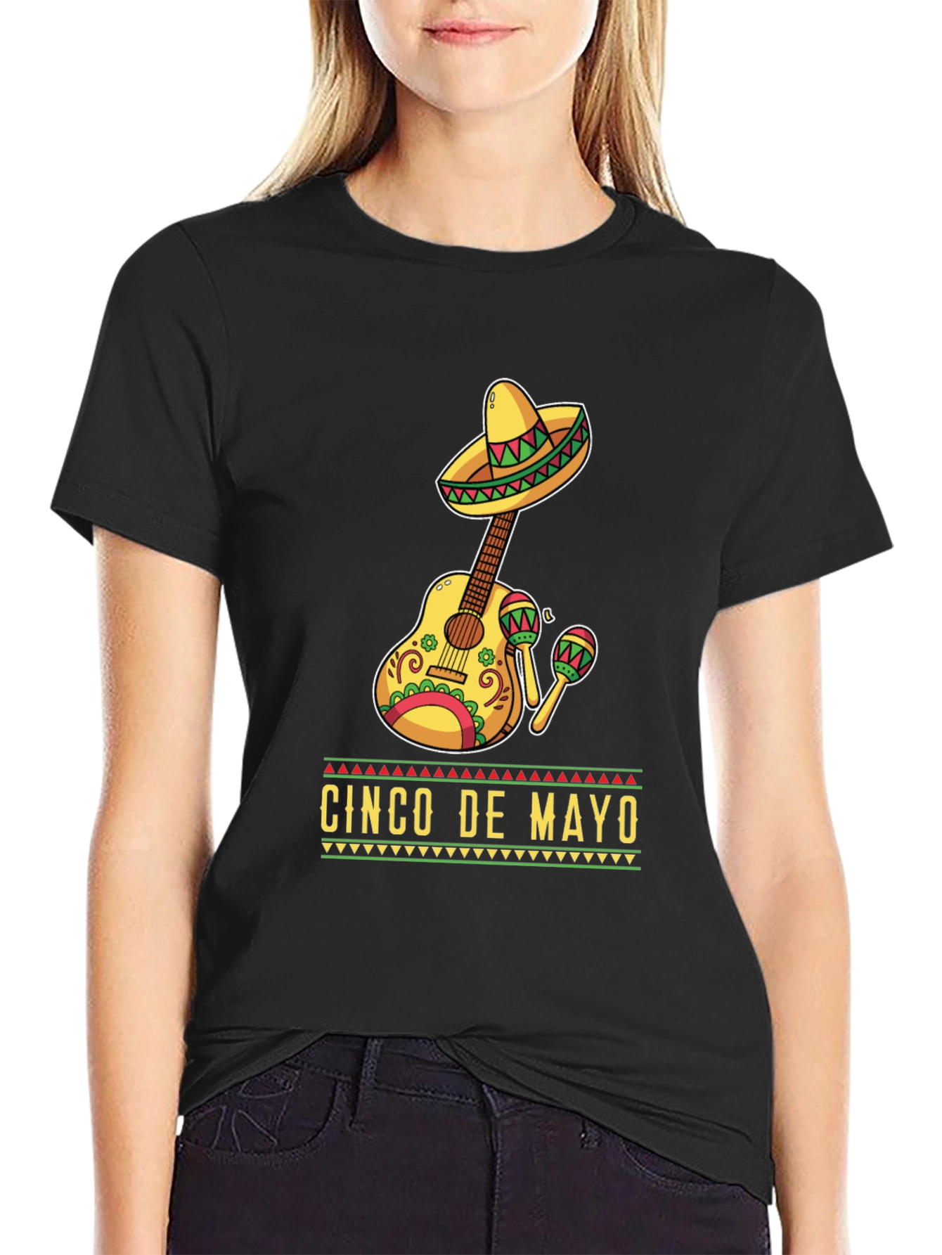 Cinco De Mayo Guitar T-Shirt