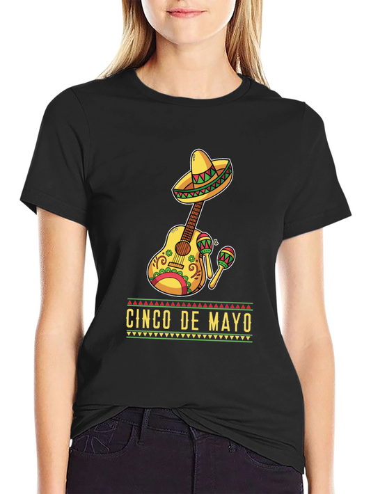 Cinco De Mayo Guitar T-Shirt