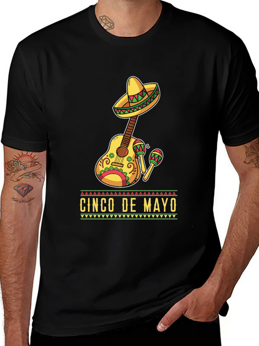 Cinco De Mayo Guitar T-Shirt